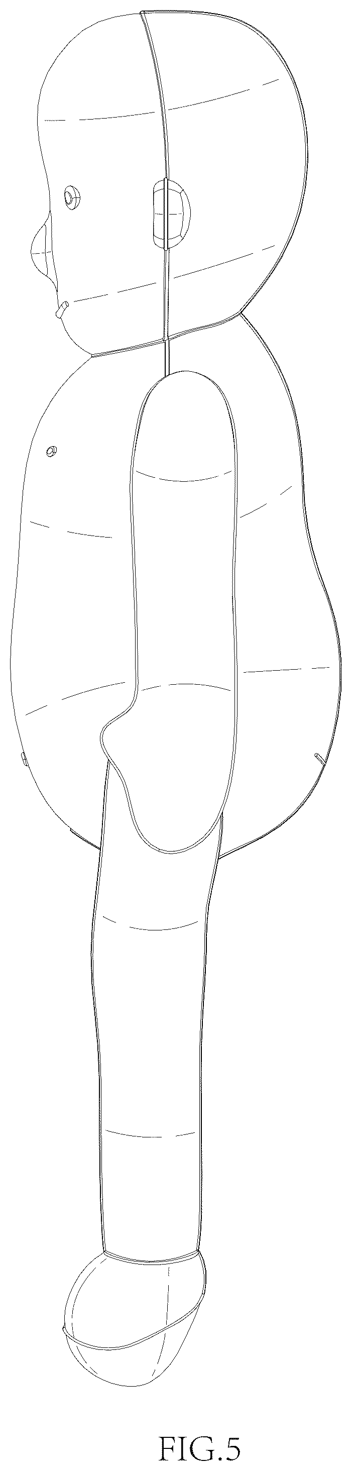 Patent USD1077946 Figure 5 – Handmade doll
