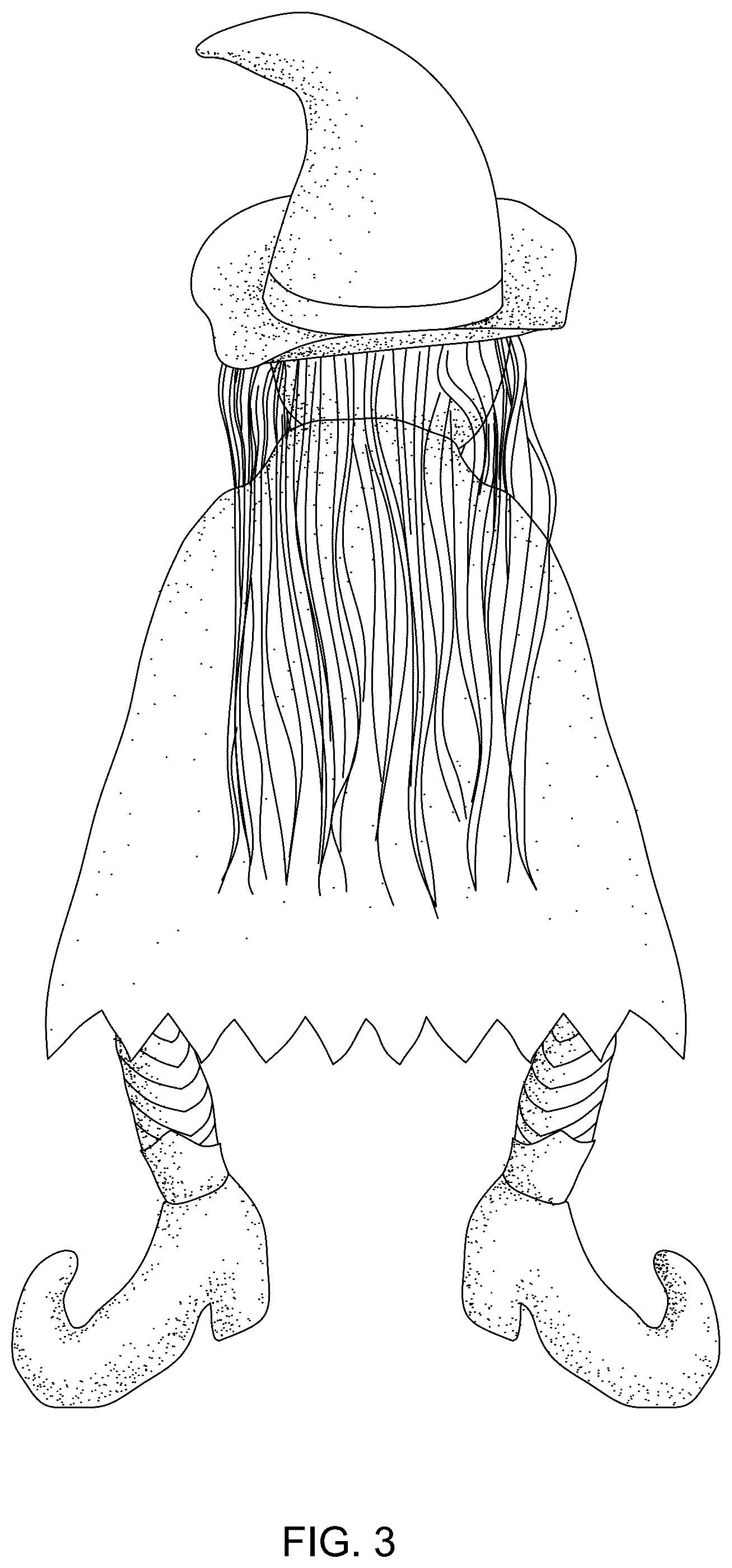 Patent USD1077947 Figure 3 – Cuddle ghost toy