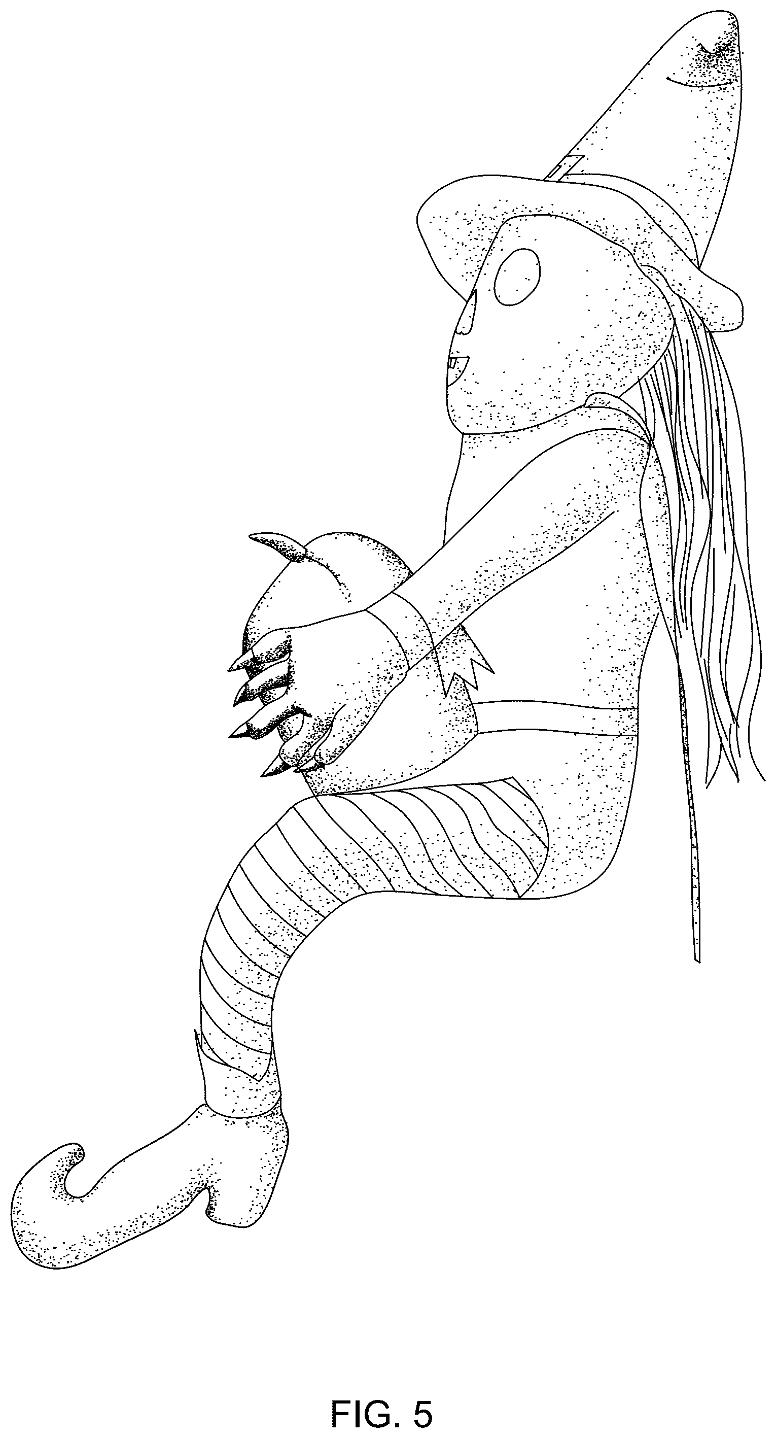 Patent USD1077947 Figure 5 – Cuddle ghost toy