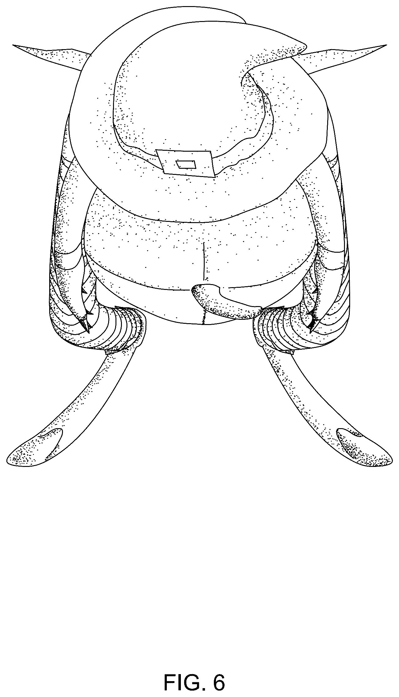 Patent USD1077947 Figure 6 – Cuddle ghost toy