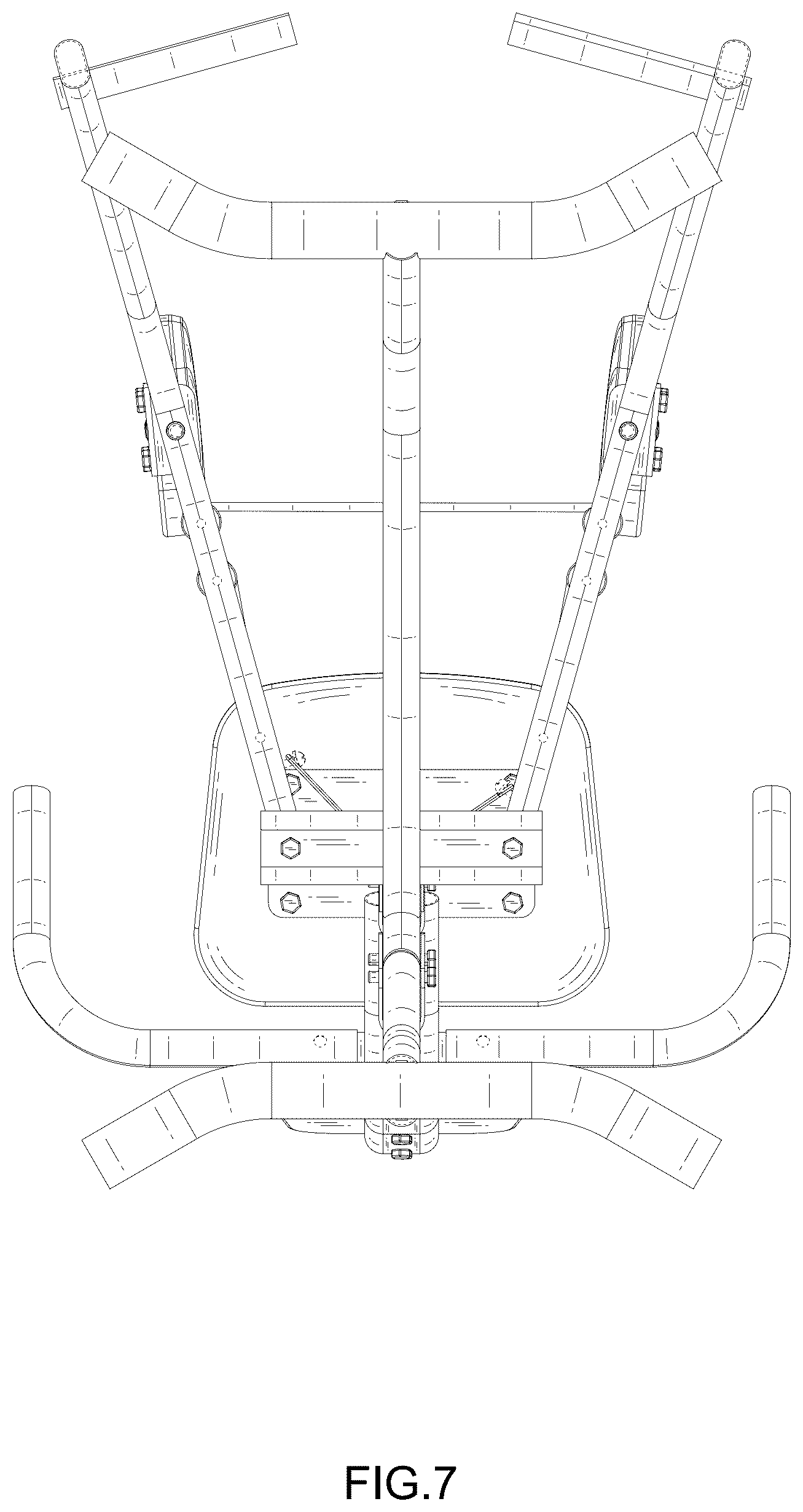 Patent USD1077948 Figure 7 – Fitness machine