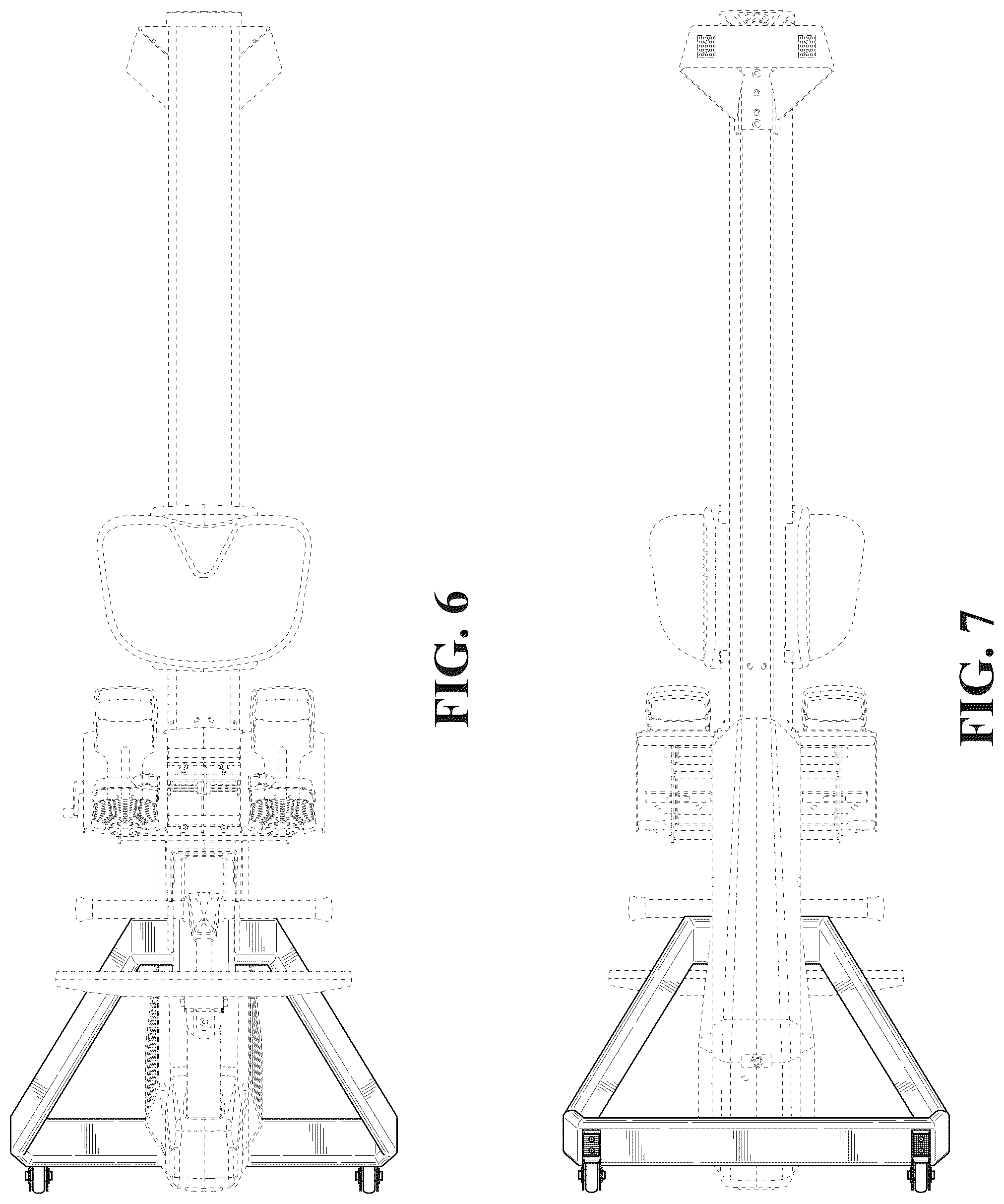 Patent USD1077949 Figure 5 – Rowing machine