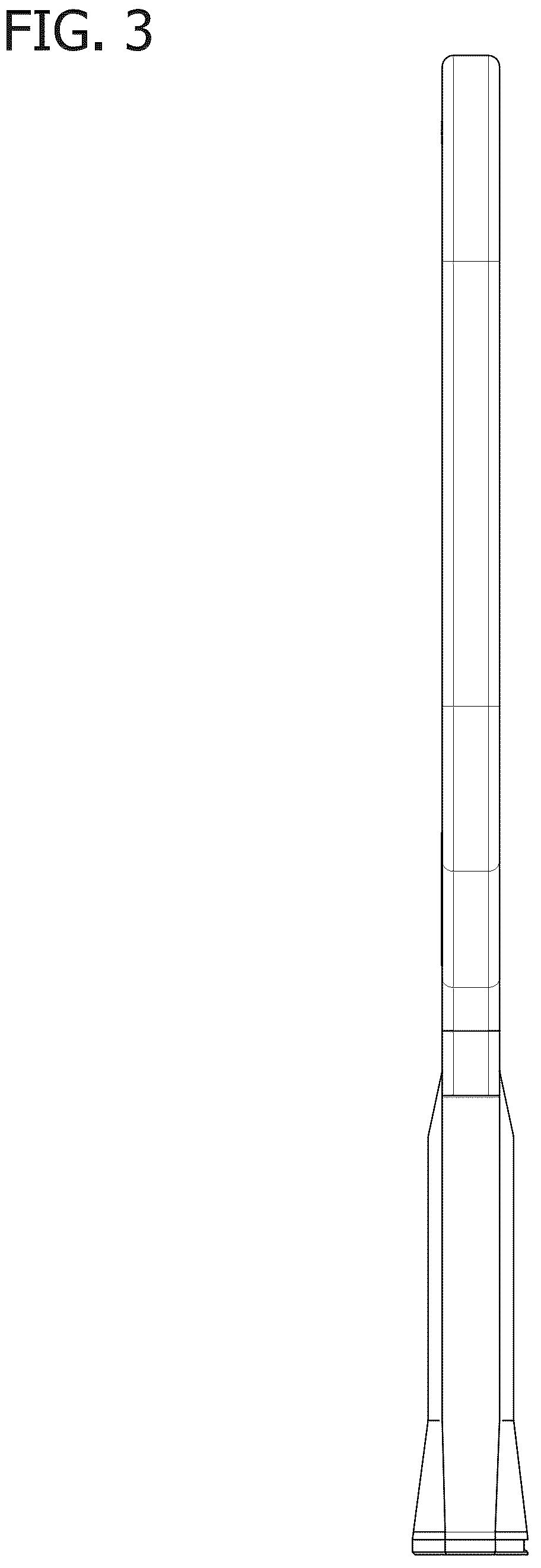 Patent USD1077952 Figure 3 – Pickleball paddle