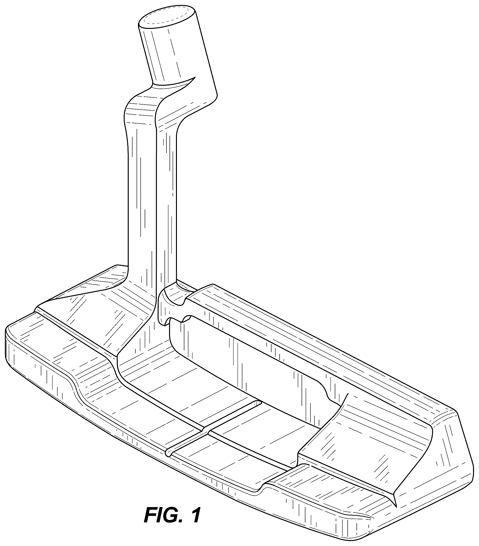 Patent USD1077953 Figure 1 – Golf club head