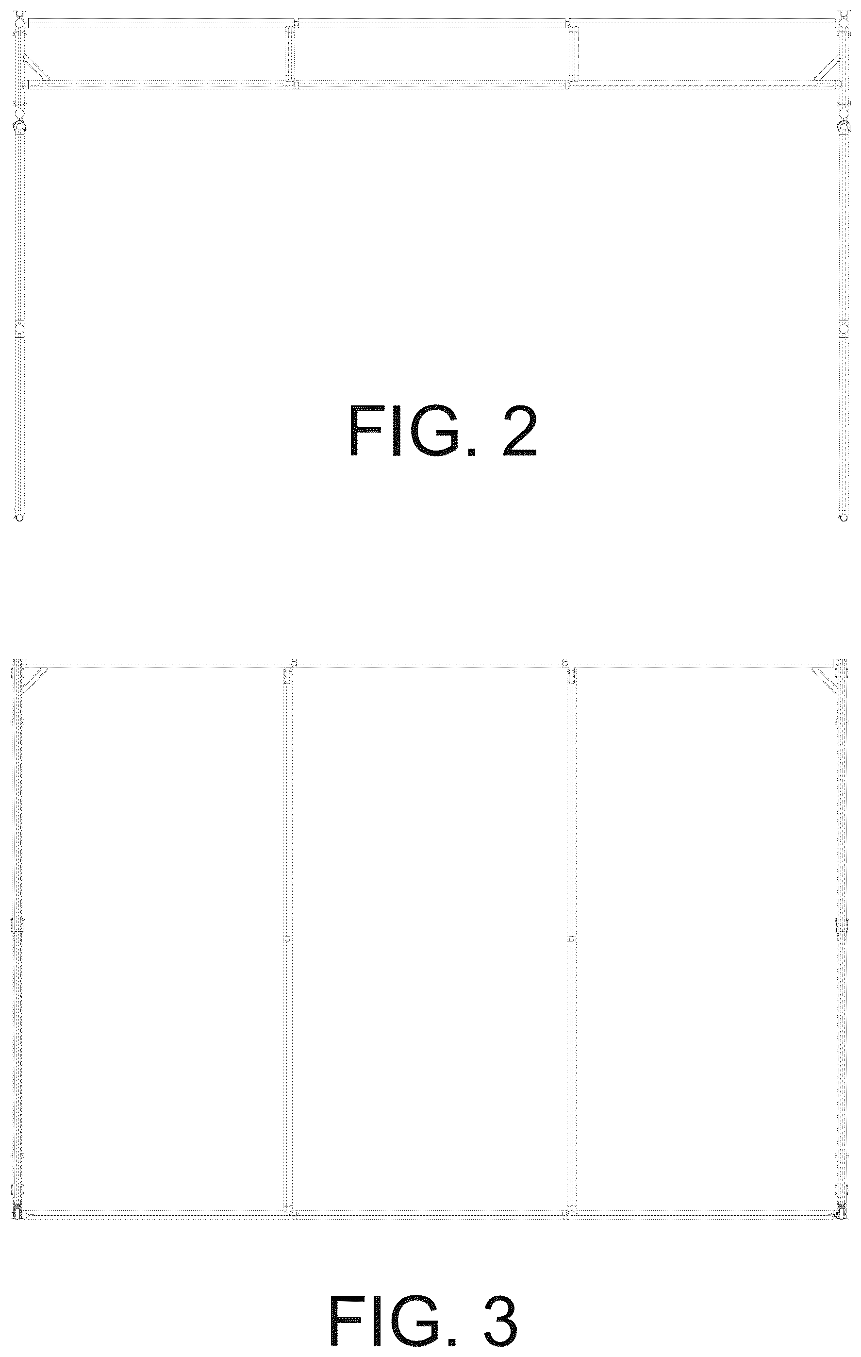 Patent USD1077956 Figure 2 – Virtual reality golf screen and frame