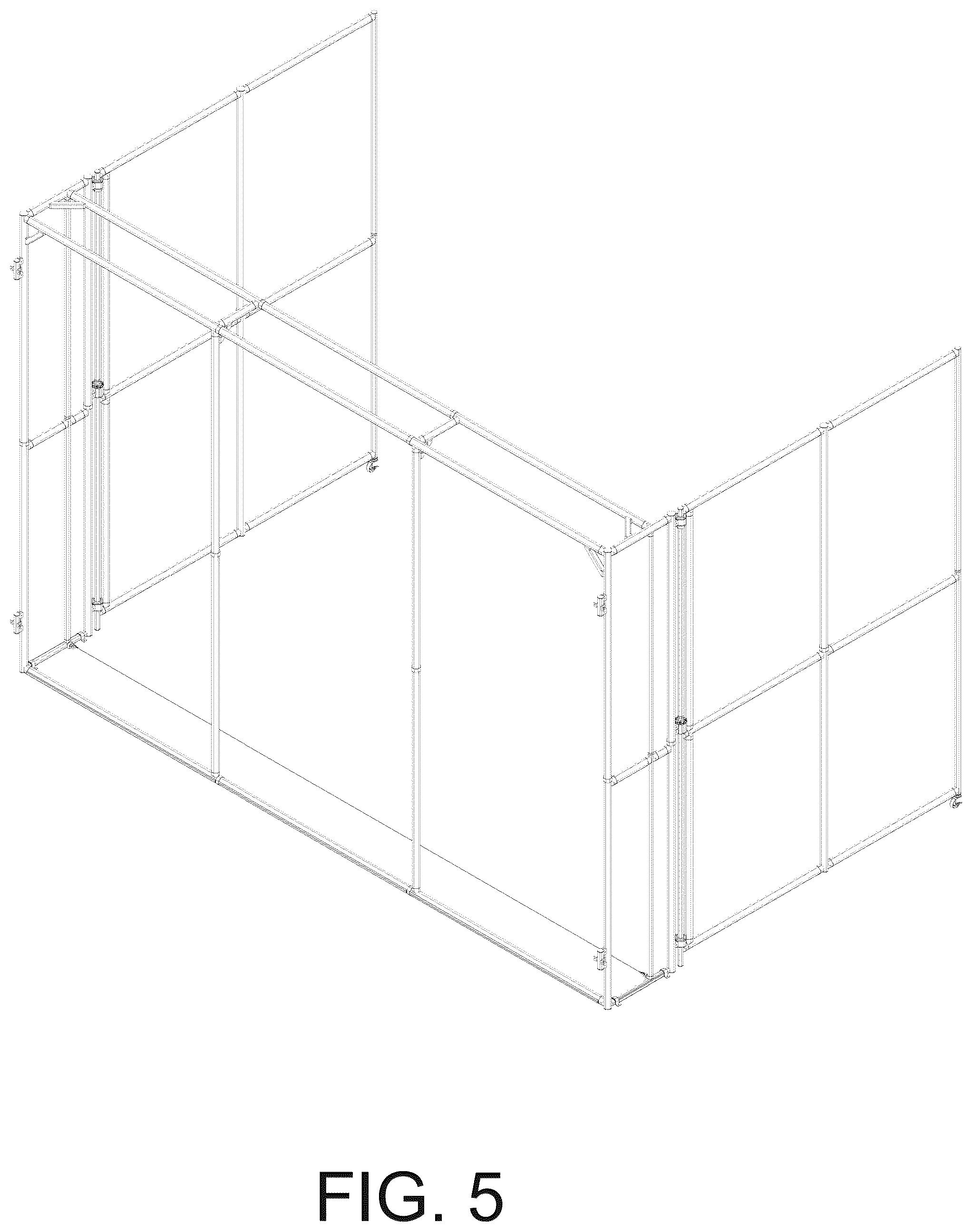 Patent USD1077956 Figure 4 – Virtual reality golf screen and frame