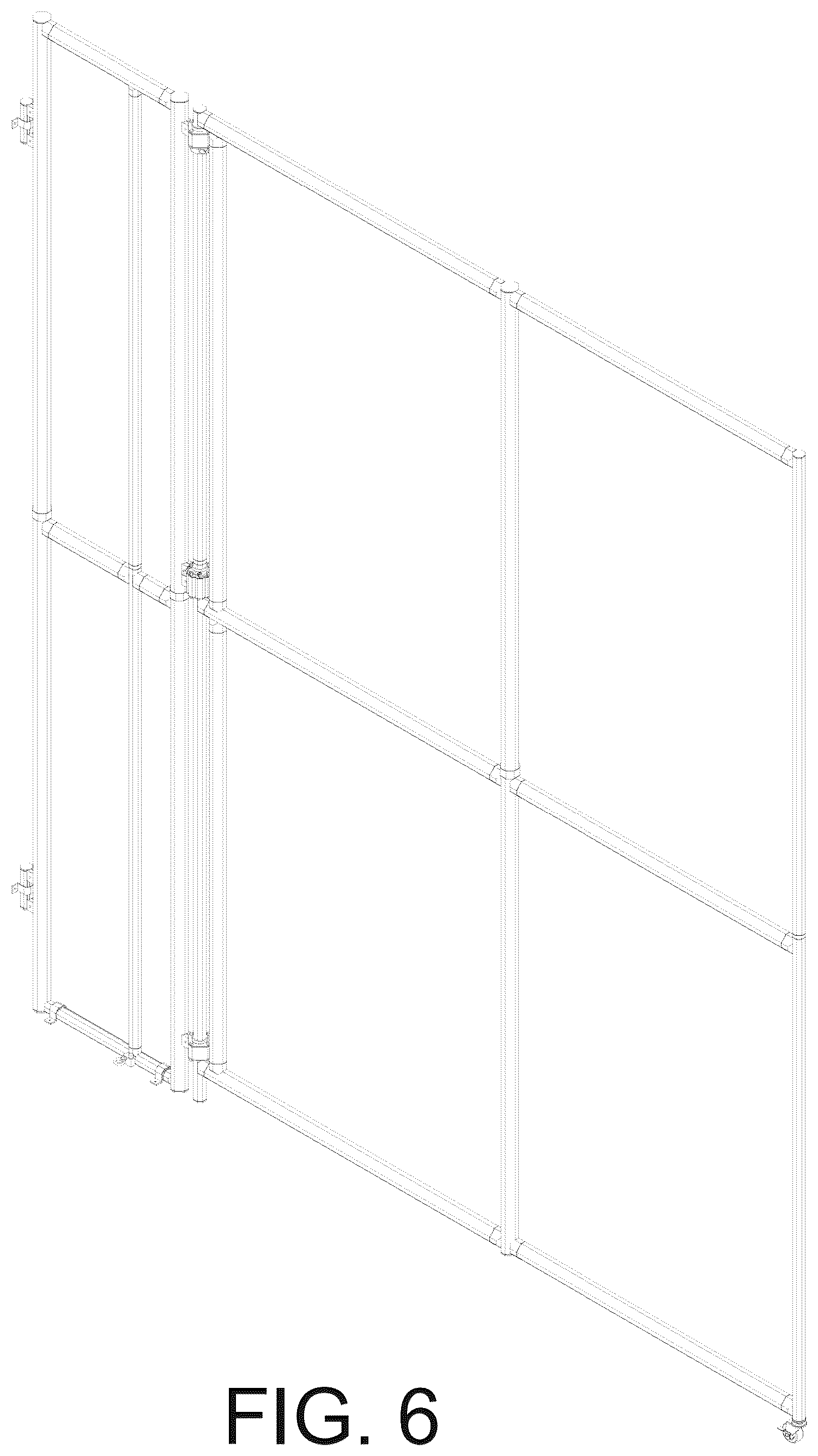 Patent USD1077956 Figure 5 – Virtual reality golf screen and frame