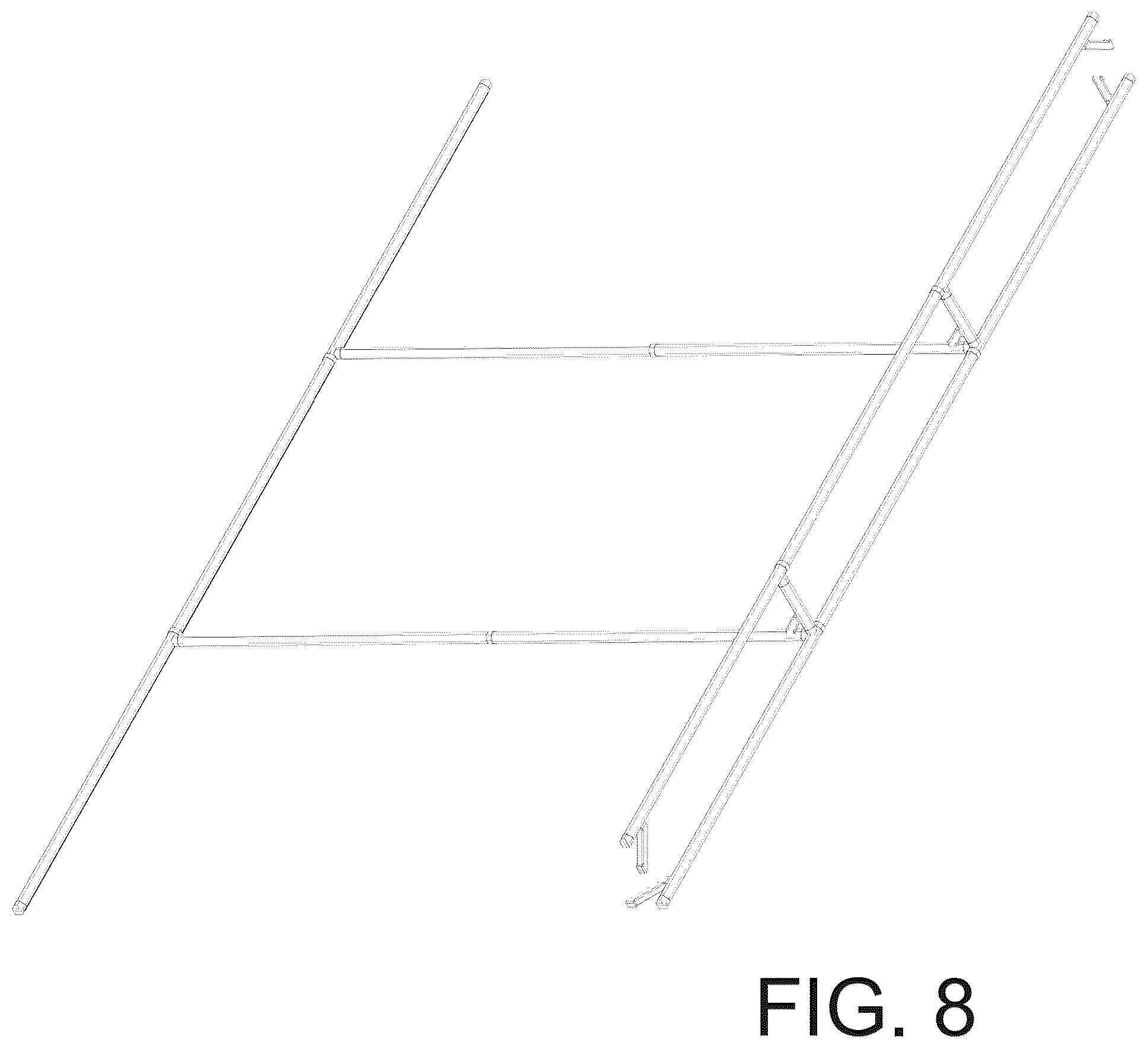 Patent USD1077956 Figure 7 – Virtual reality golf screen and frame