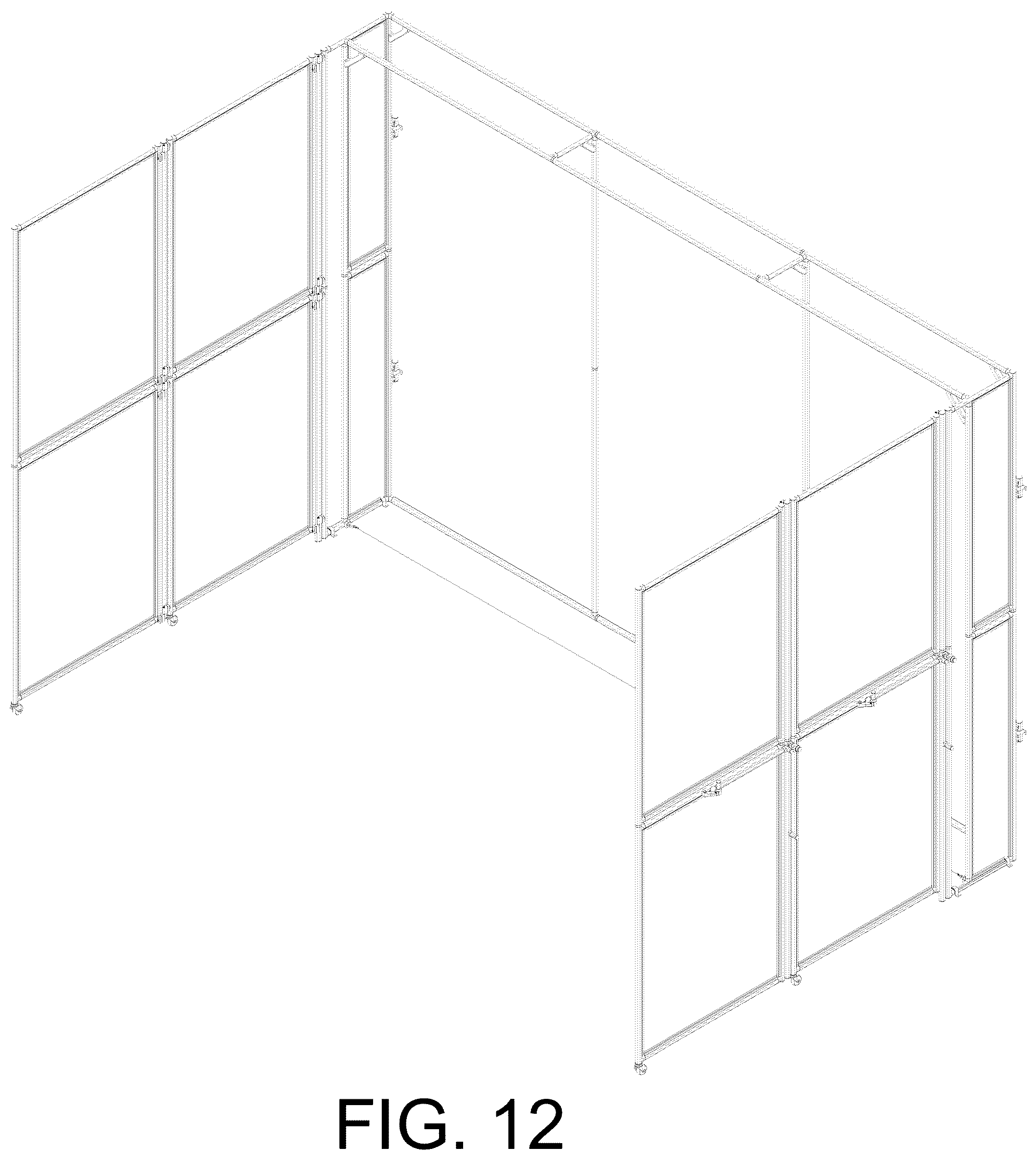 Patent USD1077956 Figure 9 – Virtual reality golf screen and frame