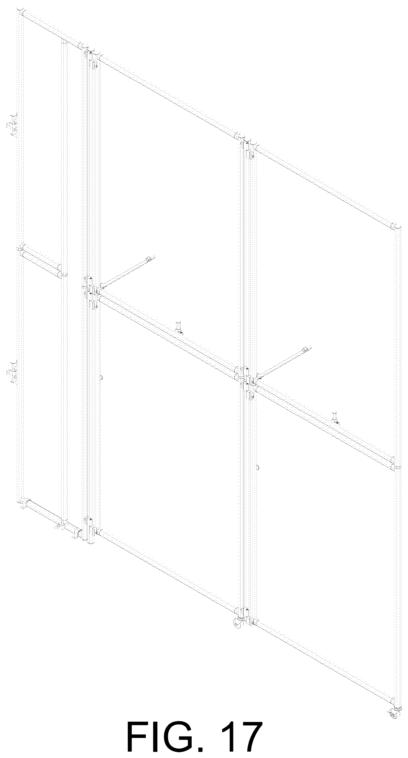 Patent USD1077956 Figure 13 – Virtual reality golf screen and frame