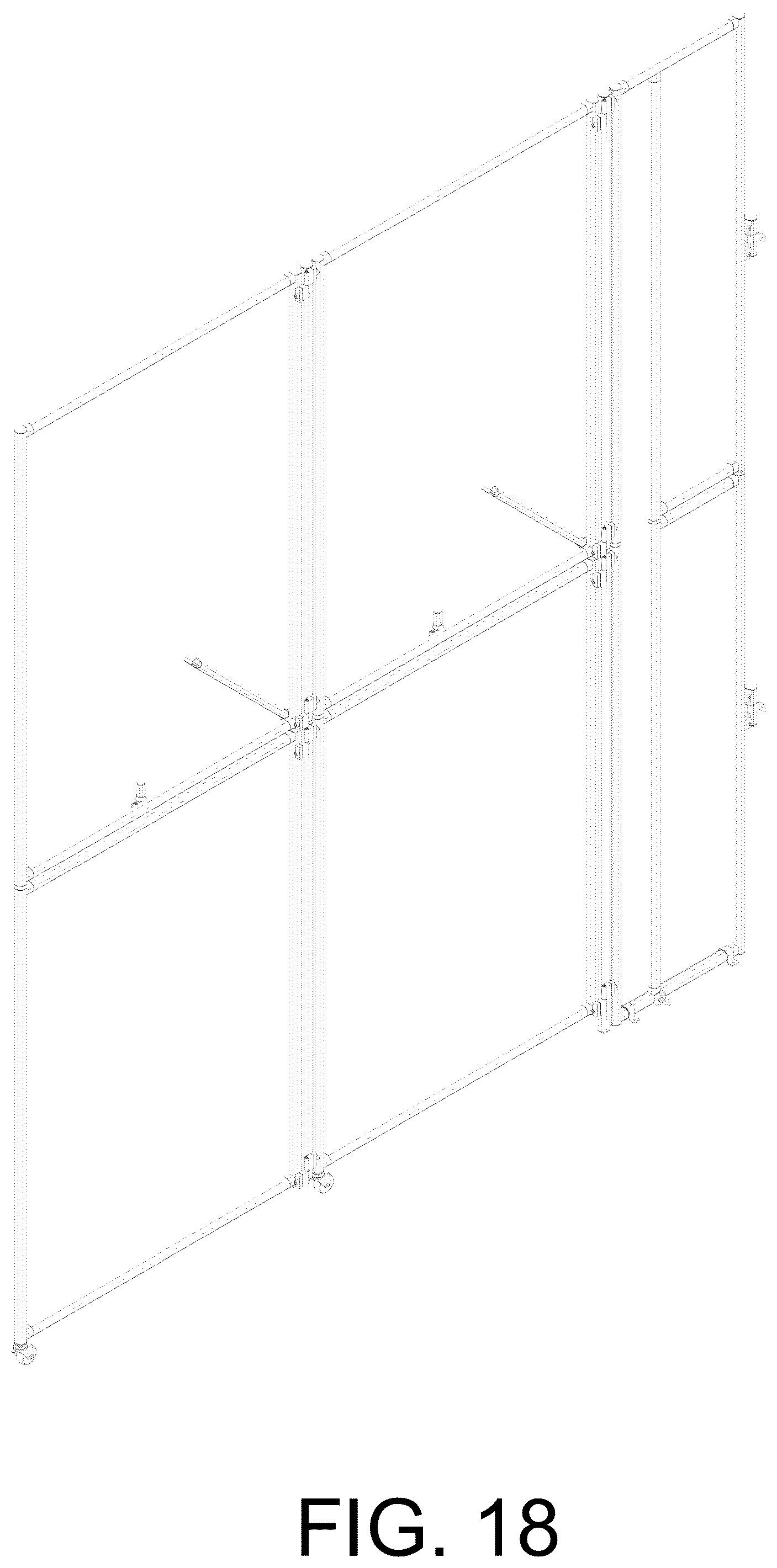 Patent USD1077956 Figure 14 – Virtual reality golf screen and frame