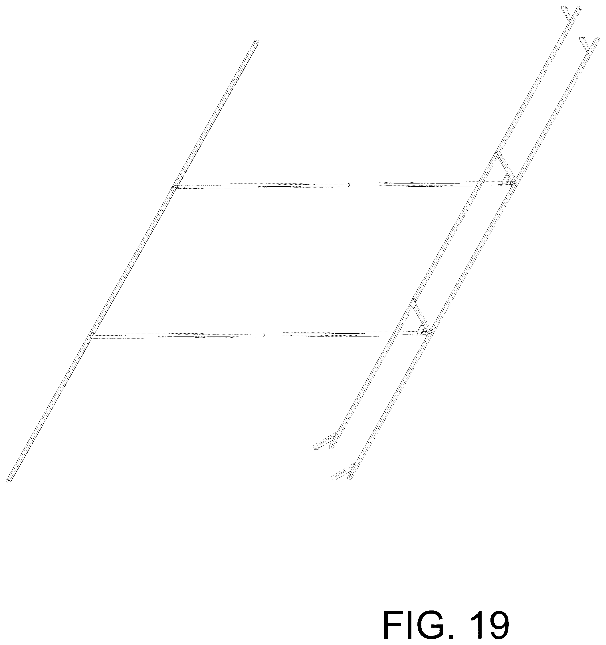 Patent USD1077956 Figure 15 – Virtual reality golf screen and frame
