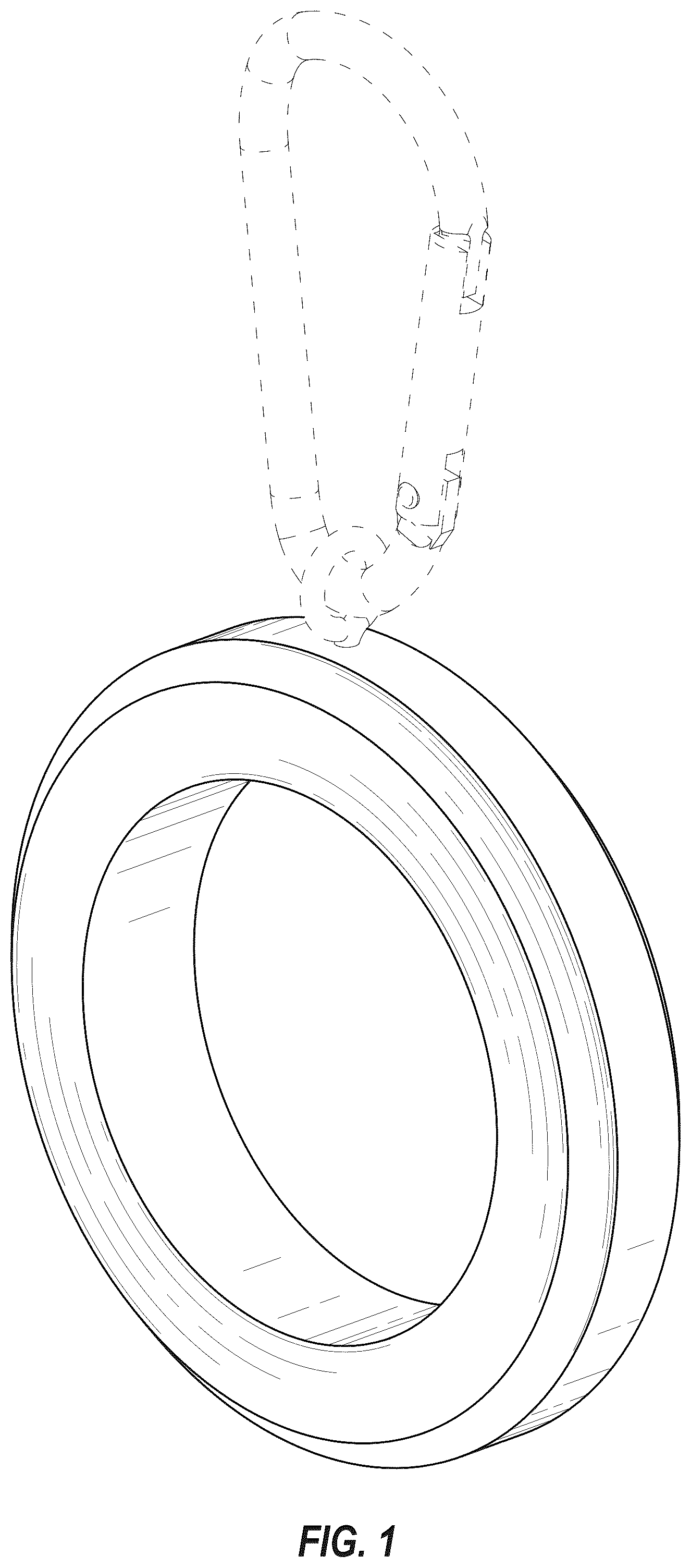 Patent USD1077957 Figure 1 – Golf ball roundness gauge