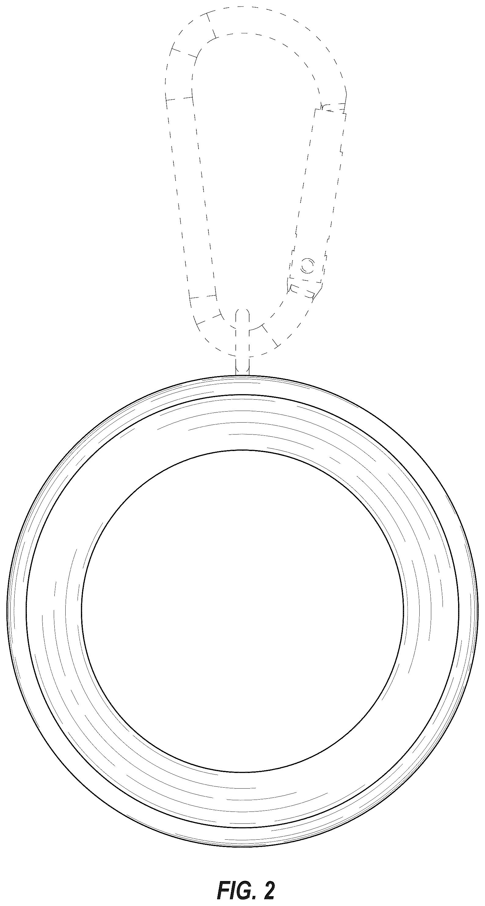 Patent USD1077957 Figure 2 – Golf ball roundness gauge