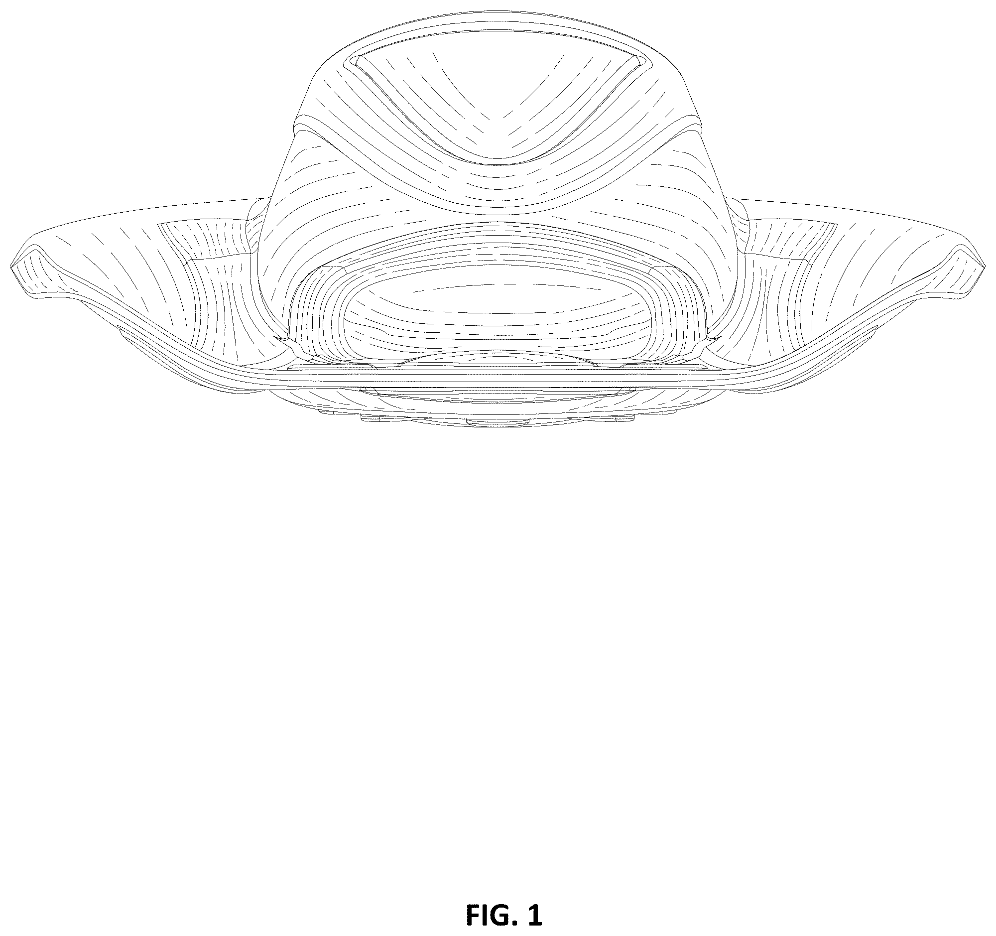 Patent USD1077958 Figure 1 – Swim fin