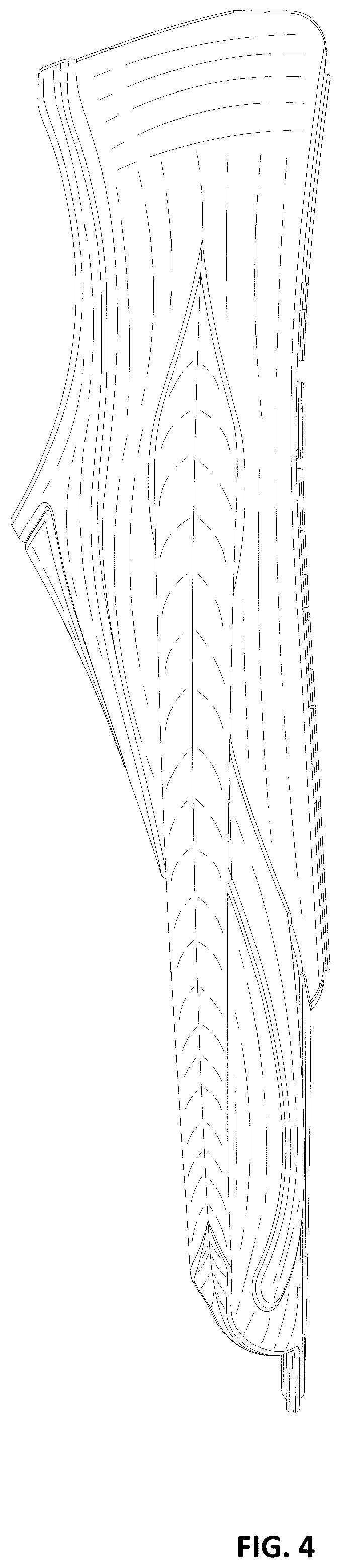 Patent USD1077958 Figure 4 – Swim fin