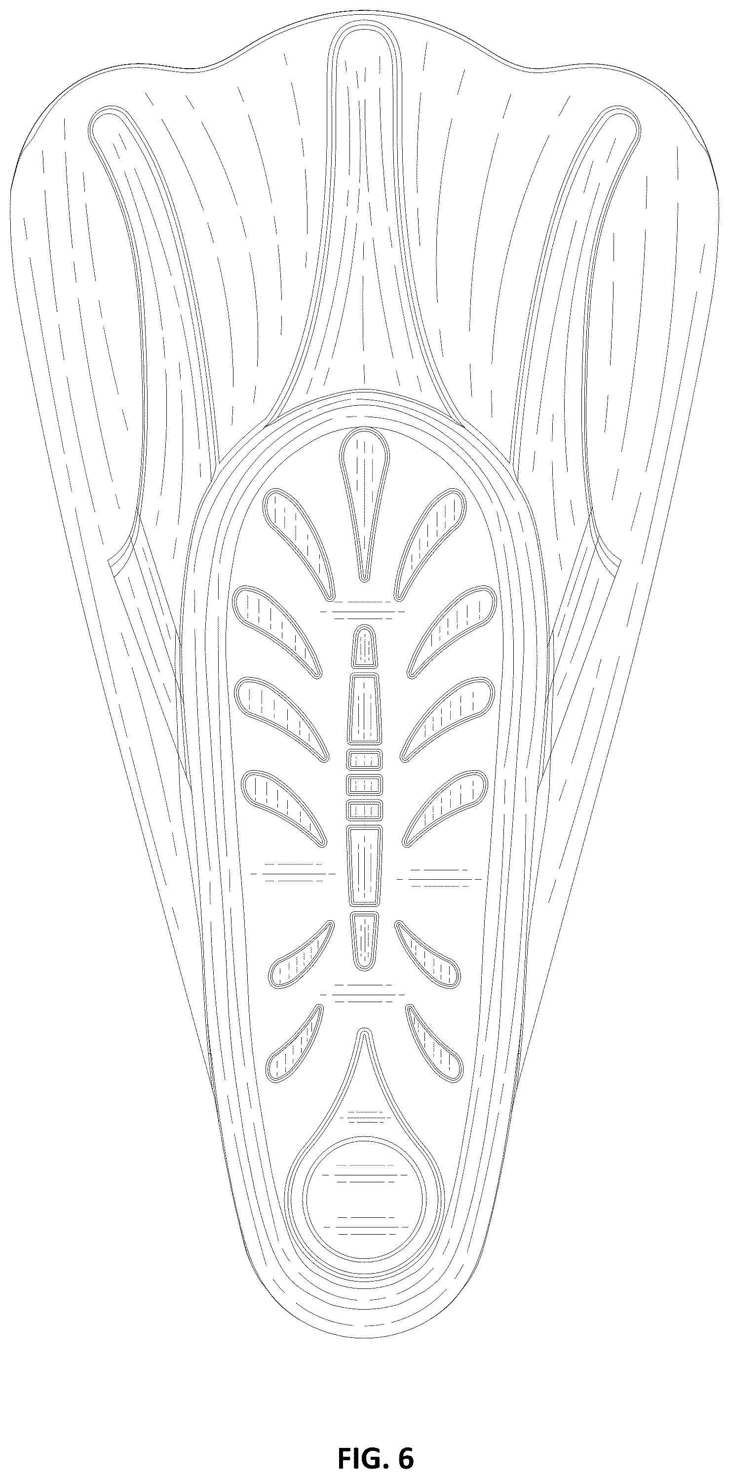 Patent USD1077958 Figure 6 – Swim fin