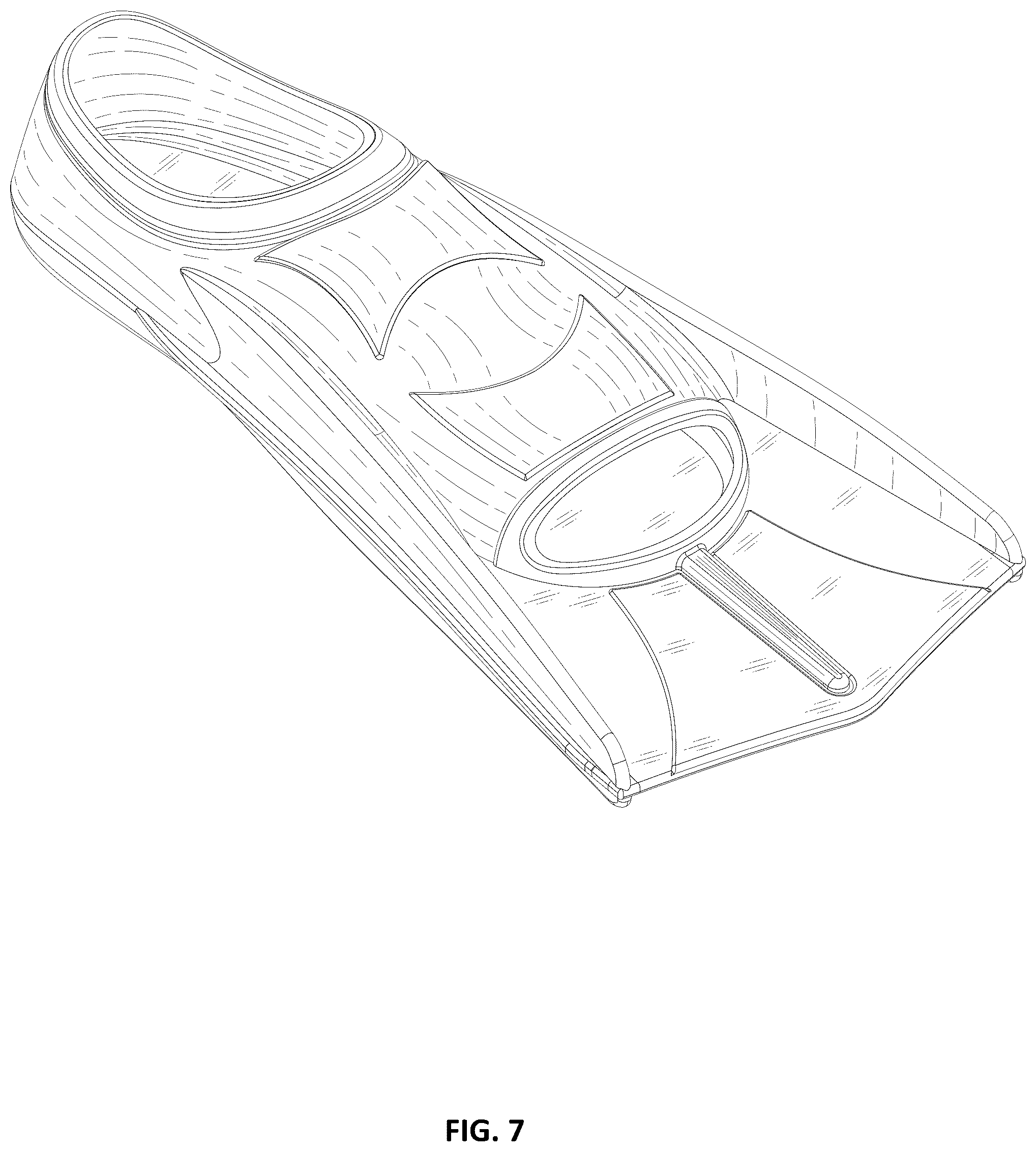 Patent USD1077959 Figure 7 – Swim fin