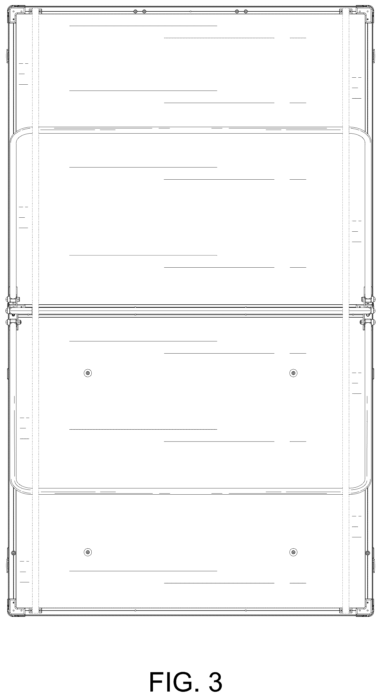 Patent USD1077962 Figure 3 – Rooftop tent frame