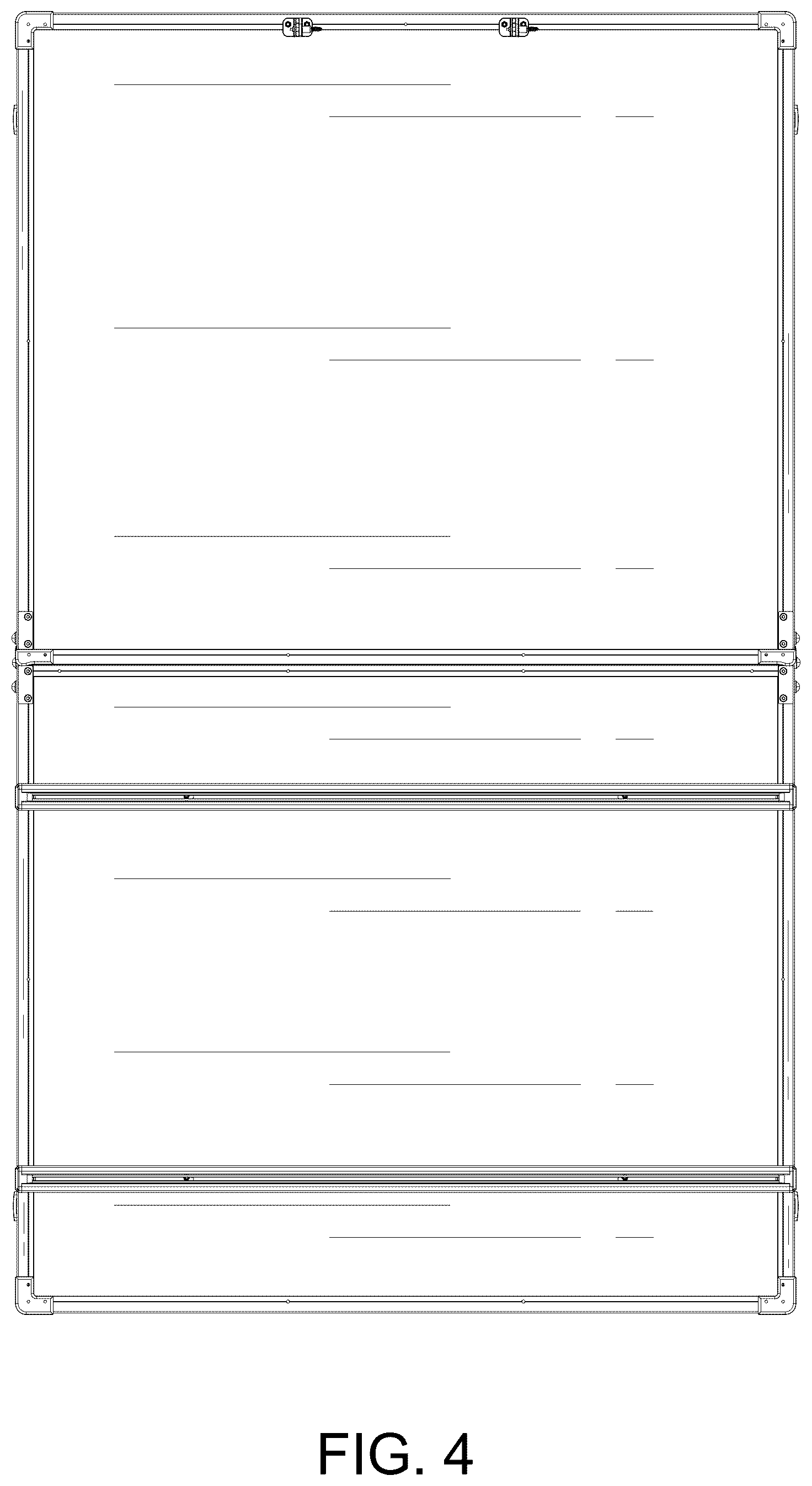 Patent USD1077962 Figure 4 – Rooftop tent frame