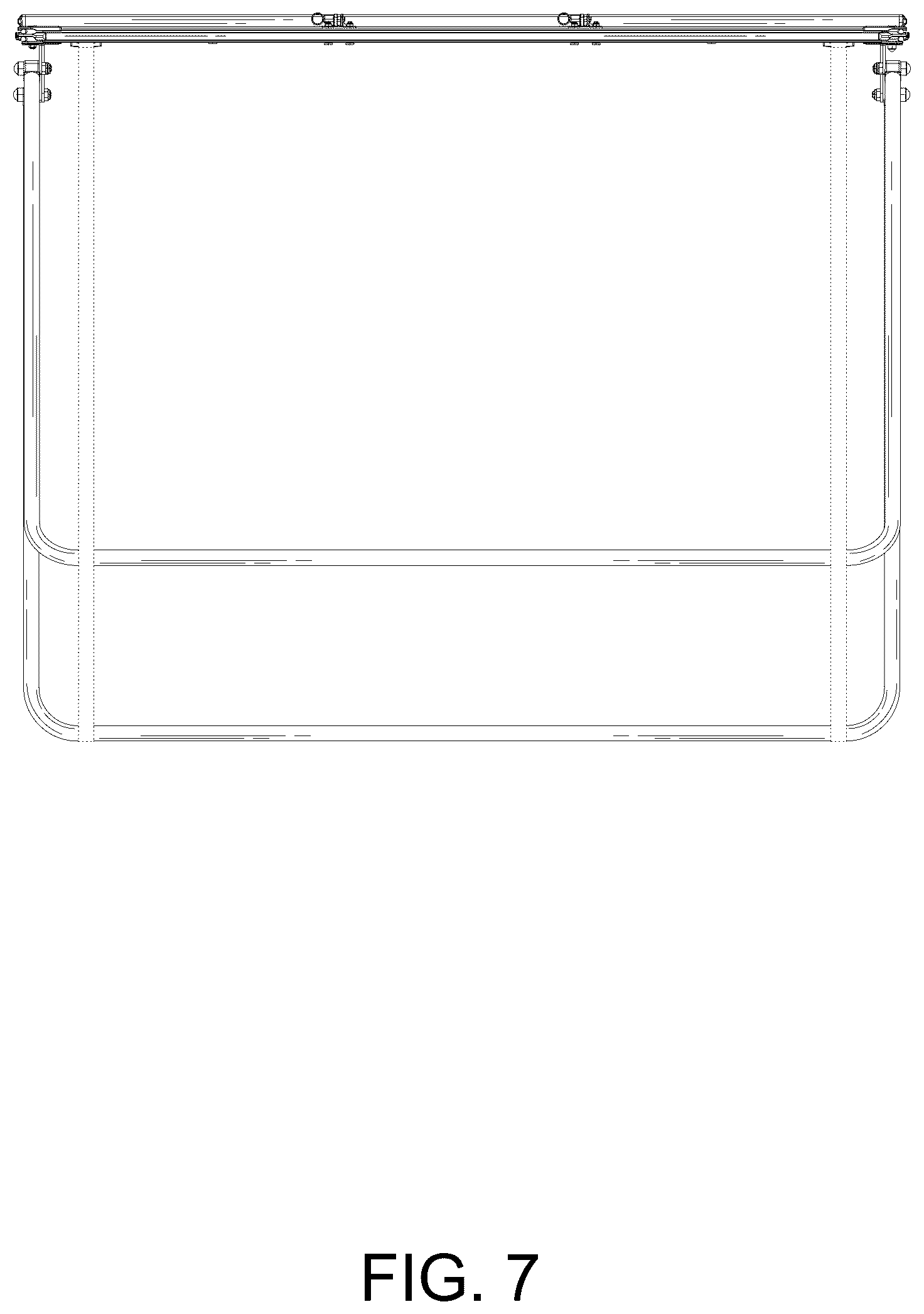 Patent USD1077962 Figure 7 – Rooftop tent frame