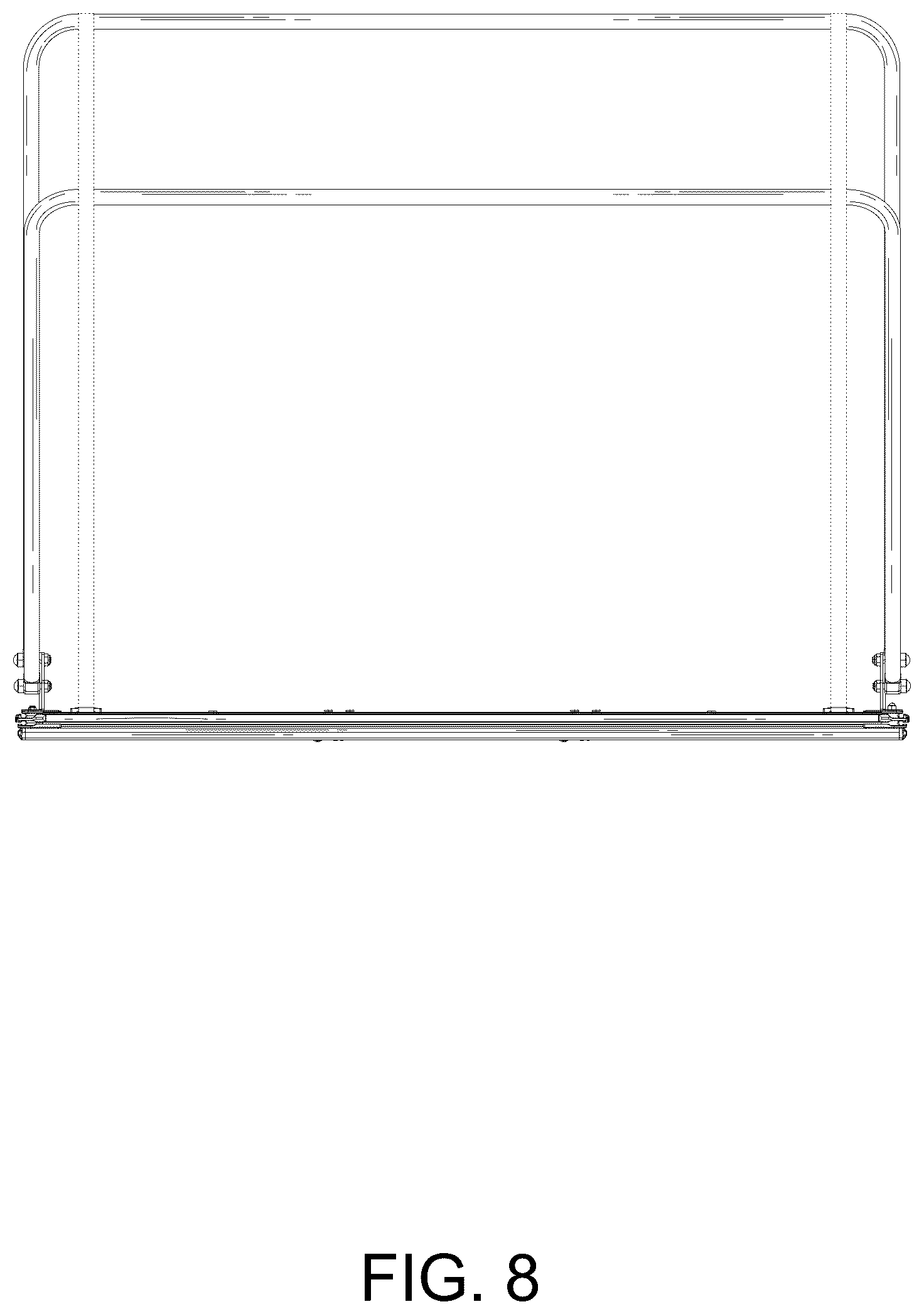 Patent USD1077962 Figure 8 – Rooftop tent frame