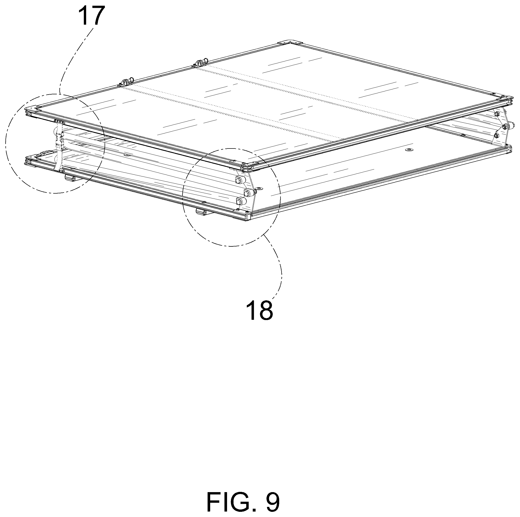 Patent USD1077962 Figure 9 – Rooftop tent frame