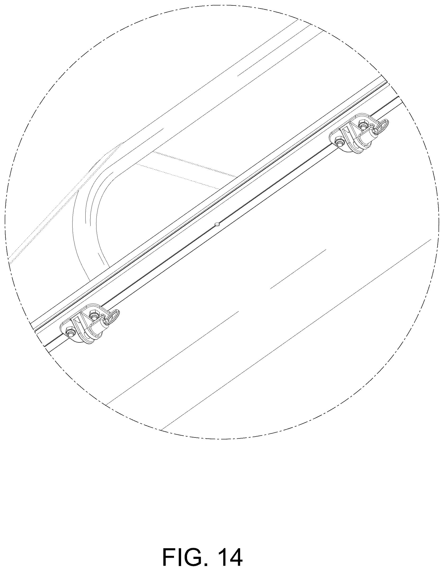 Patent USD1077962 Figure 14 – Rooftop tent frame