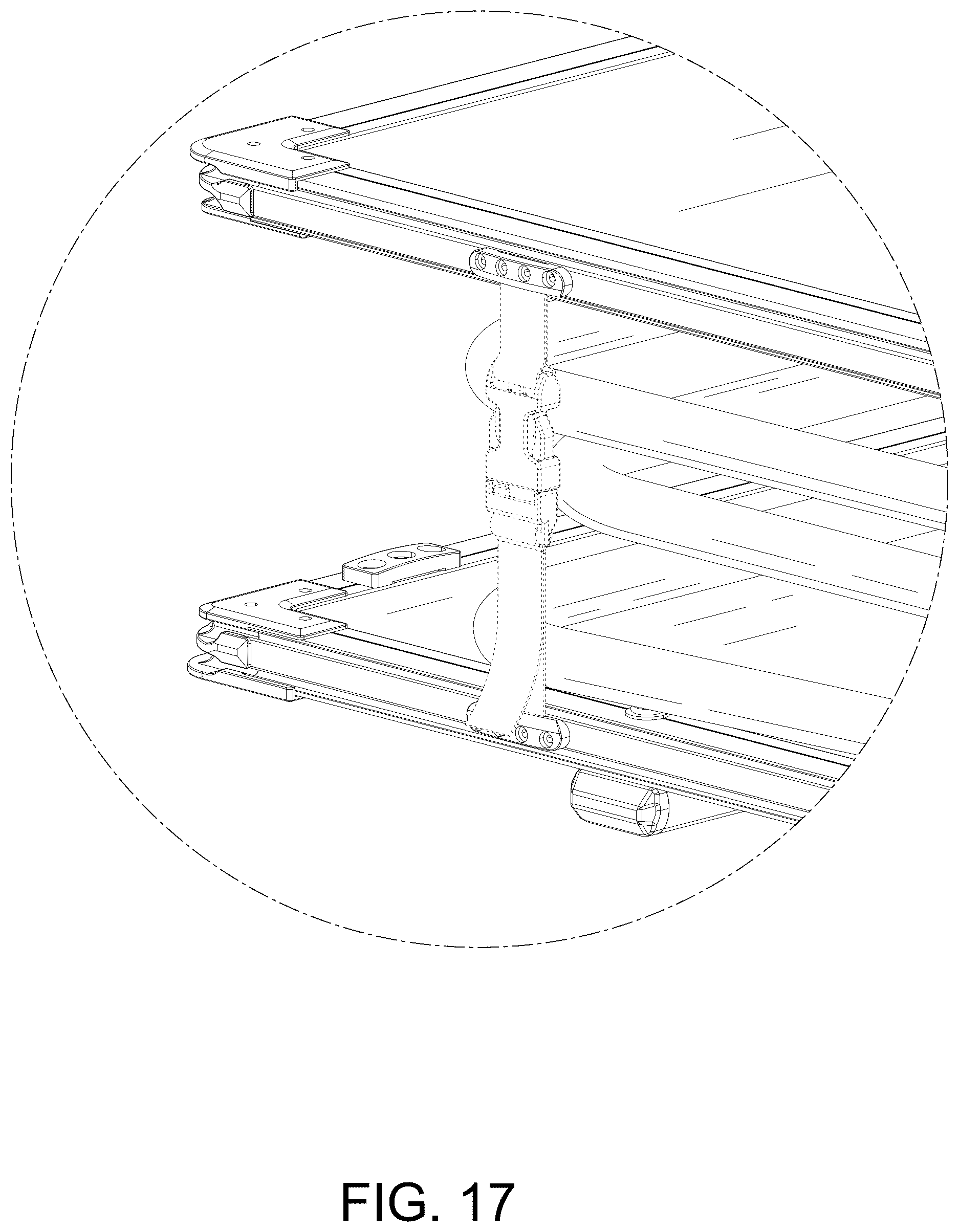 Patent USD1077962 Figure 17 – Rooftop tent frame