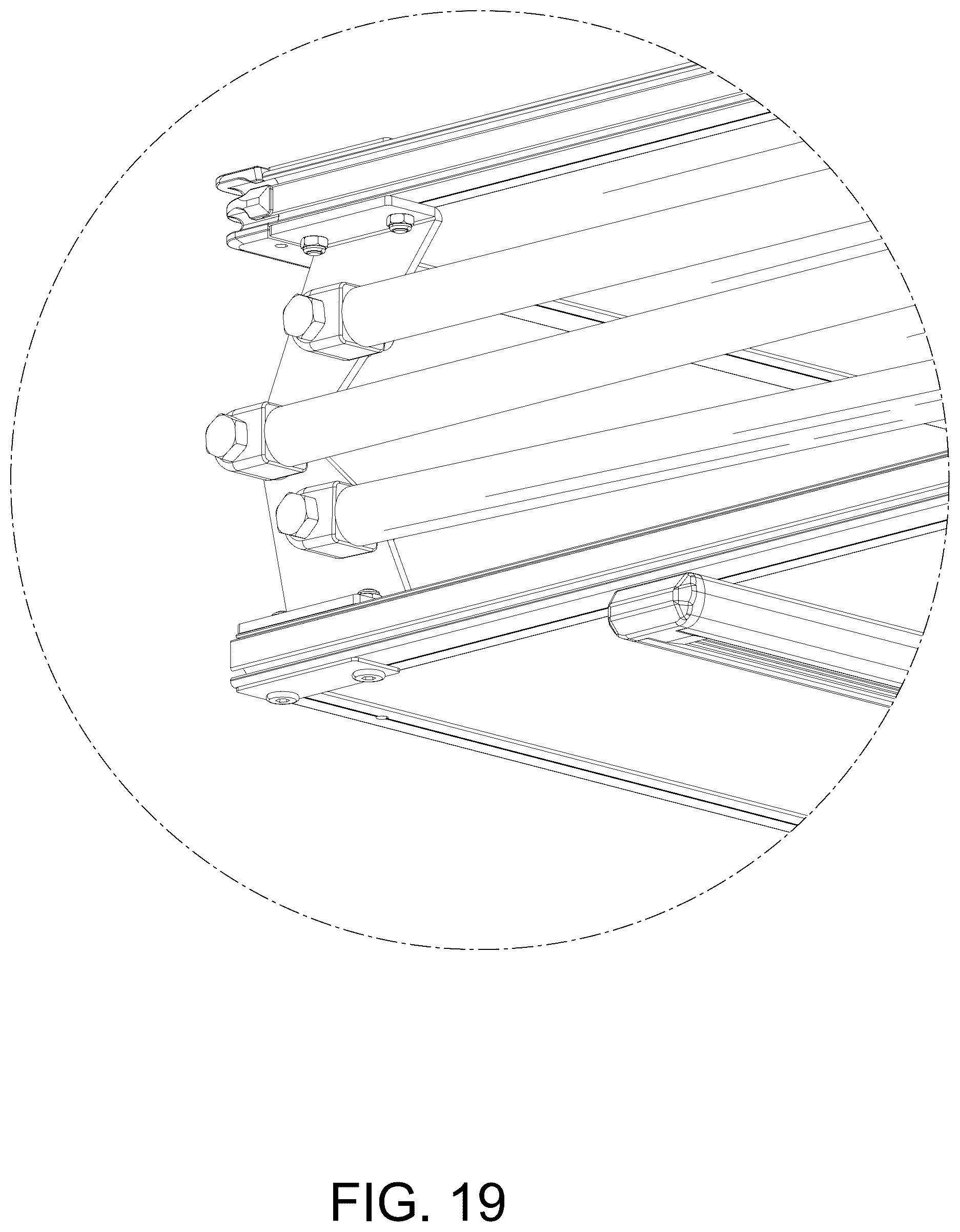 Patent USD1077962 Figure 19 – Rooftop tent frame