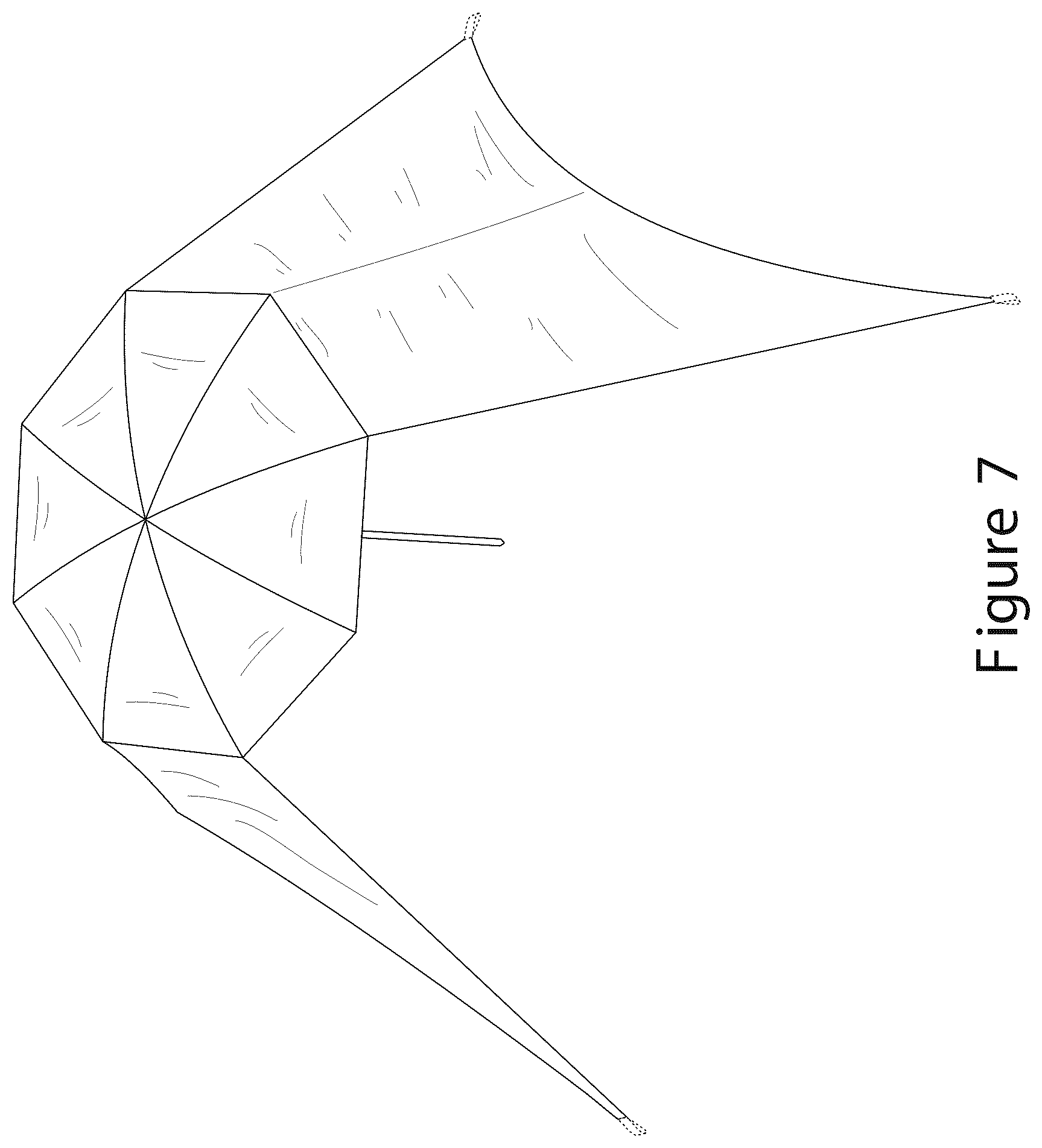 Patent USD1077964 Figure 7 – Tent