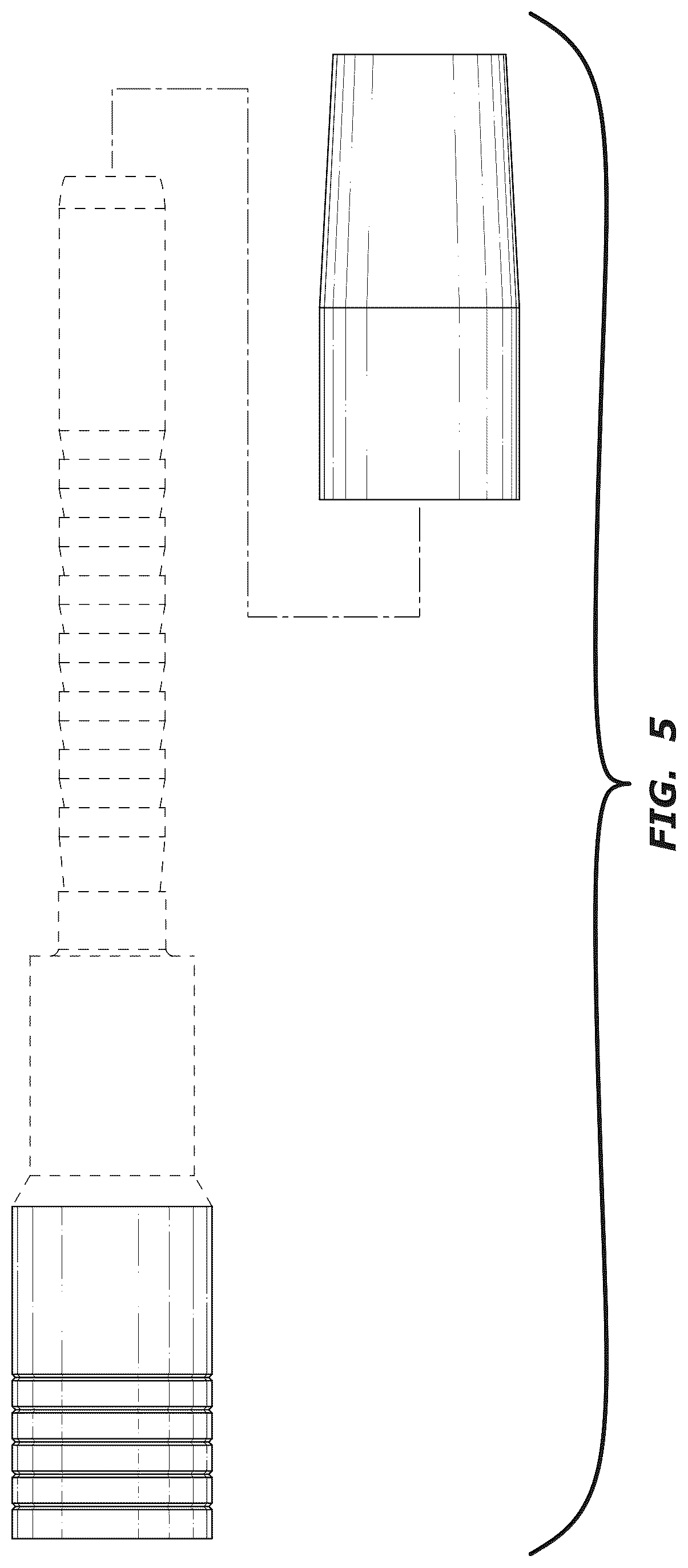 Patent USD1077965 Figure 5 – Halfout for arrows