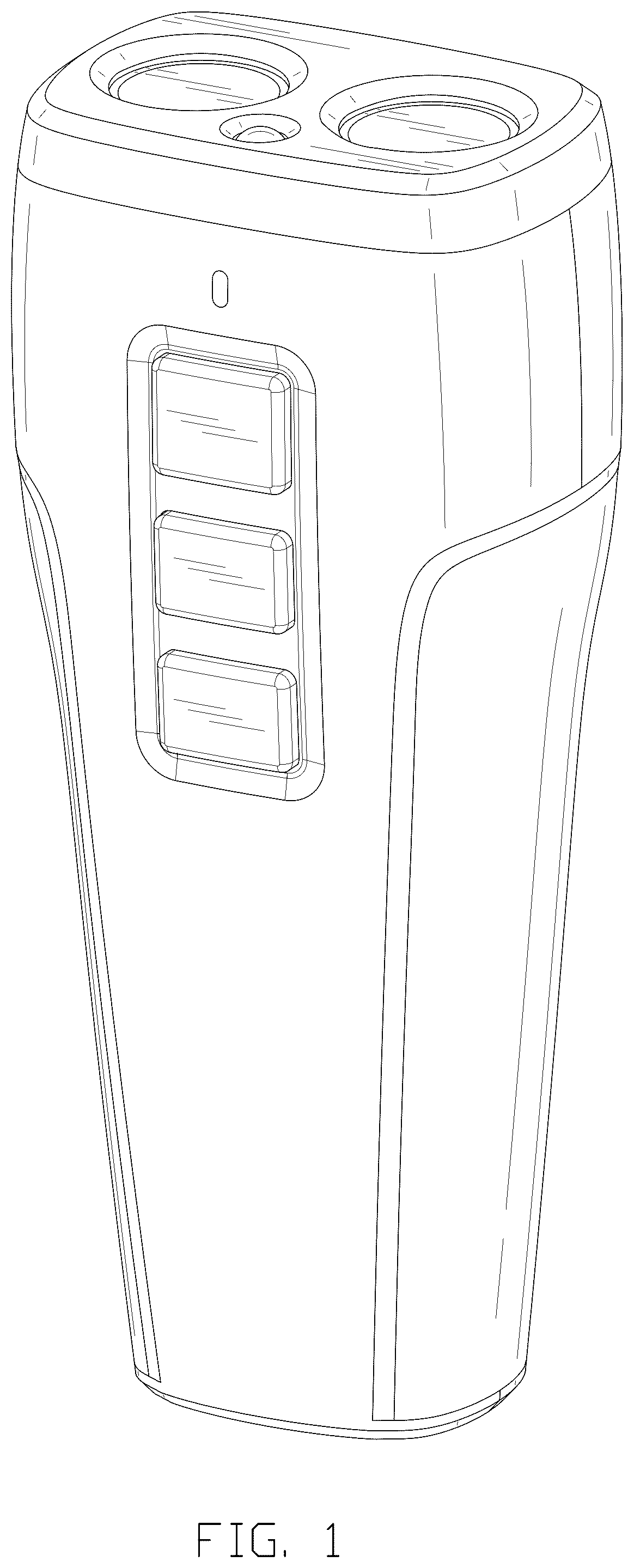 Patent USD1077973 Figure 1 – Ultrasonic dog repeller