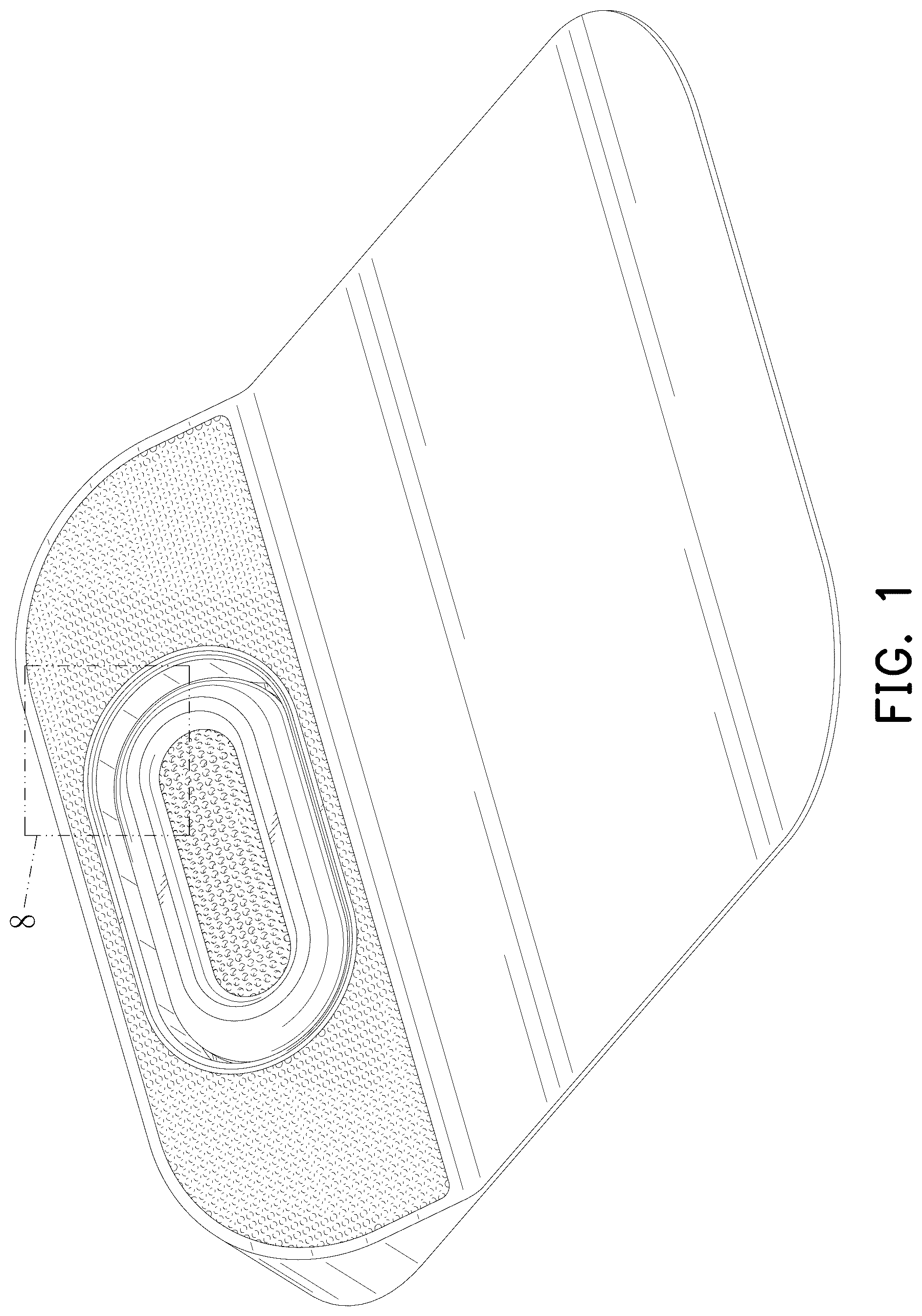 Patent USD1077983 Figure 1 – Mouse pad