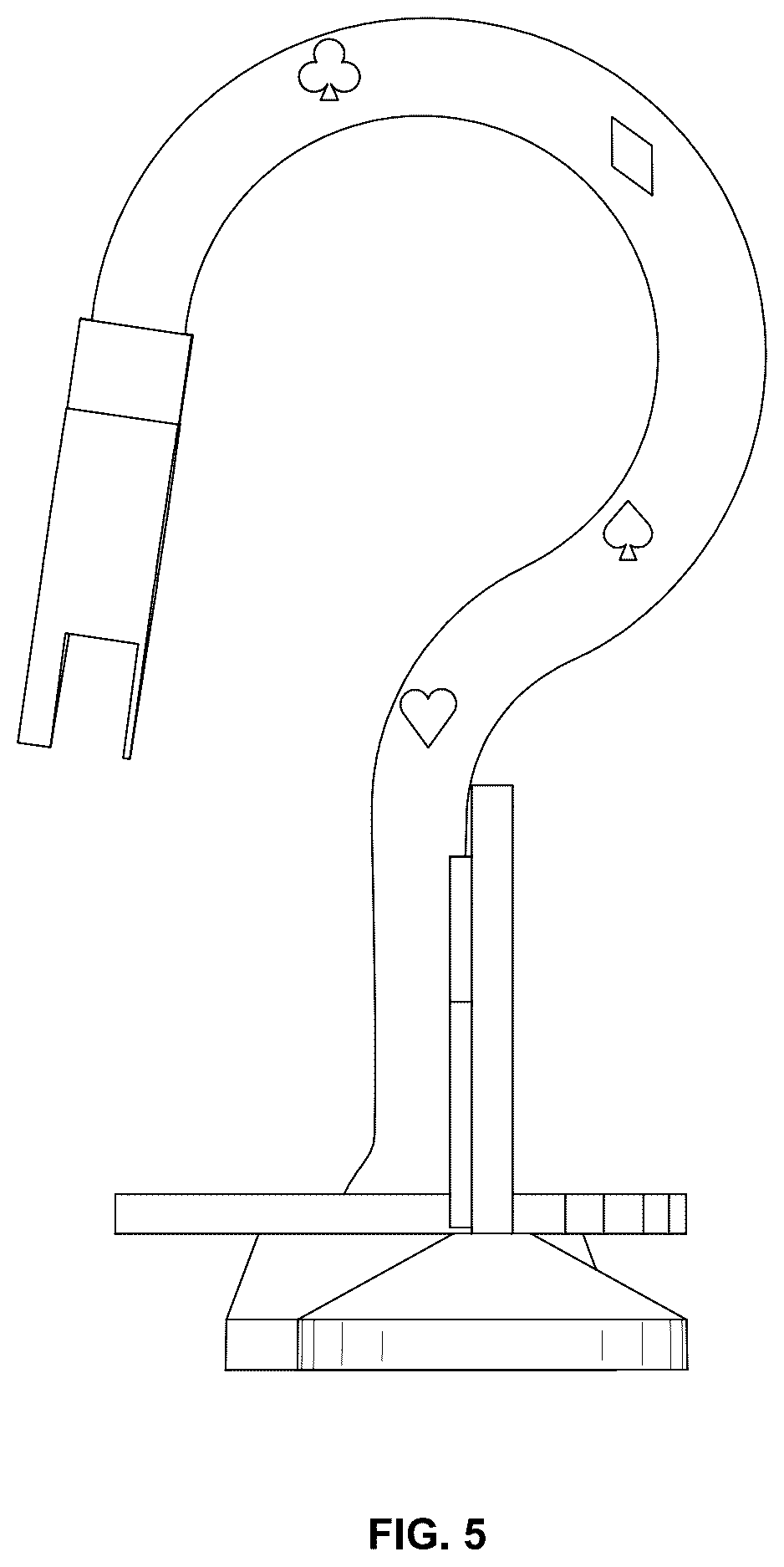 Patent USD1077985 Figure 4 – Poker faucet