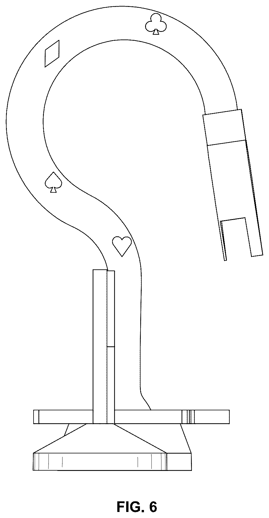 Patent USD1077985 Figure 5 – Poker faucet