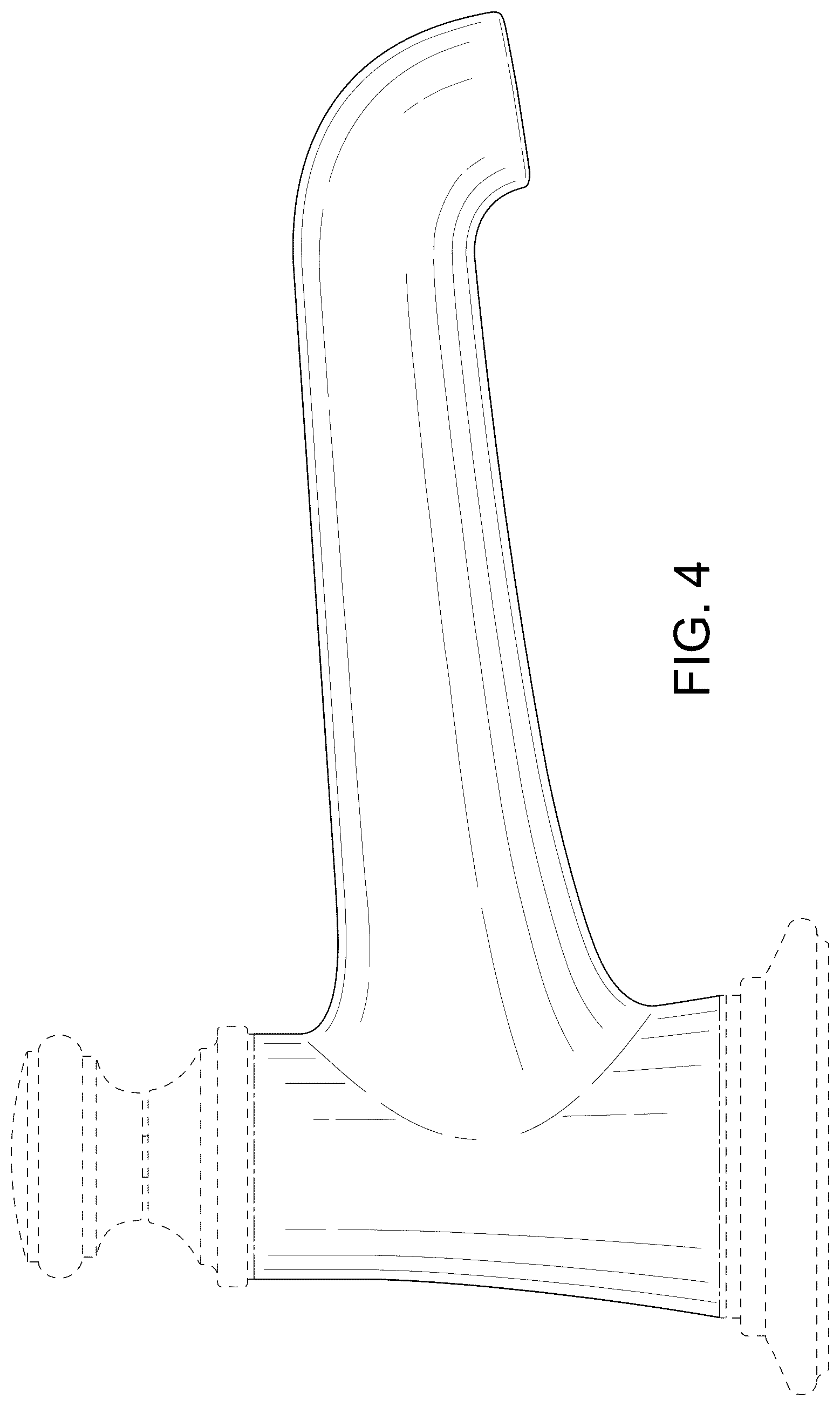 Patent USD1077988 Figure 4 – Faucet spout