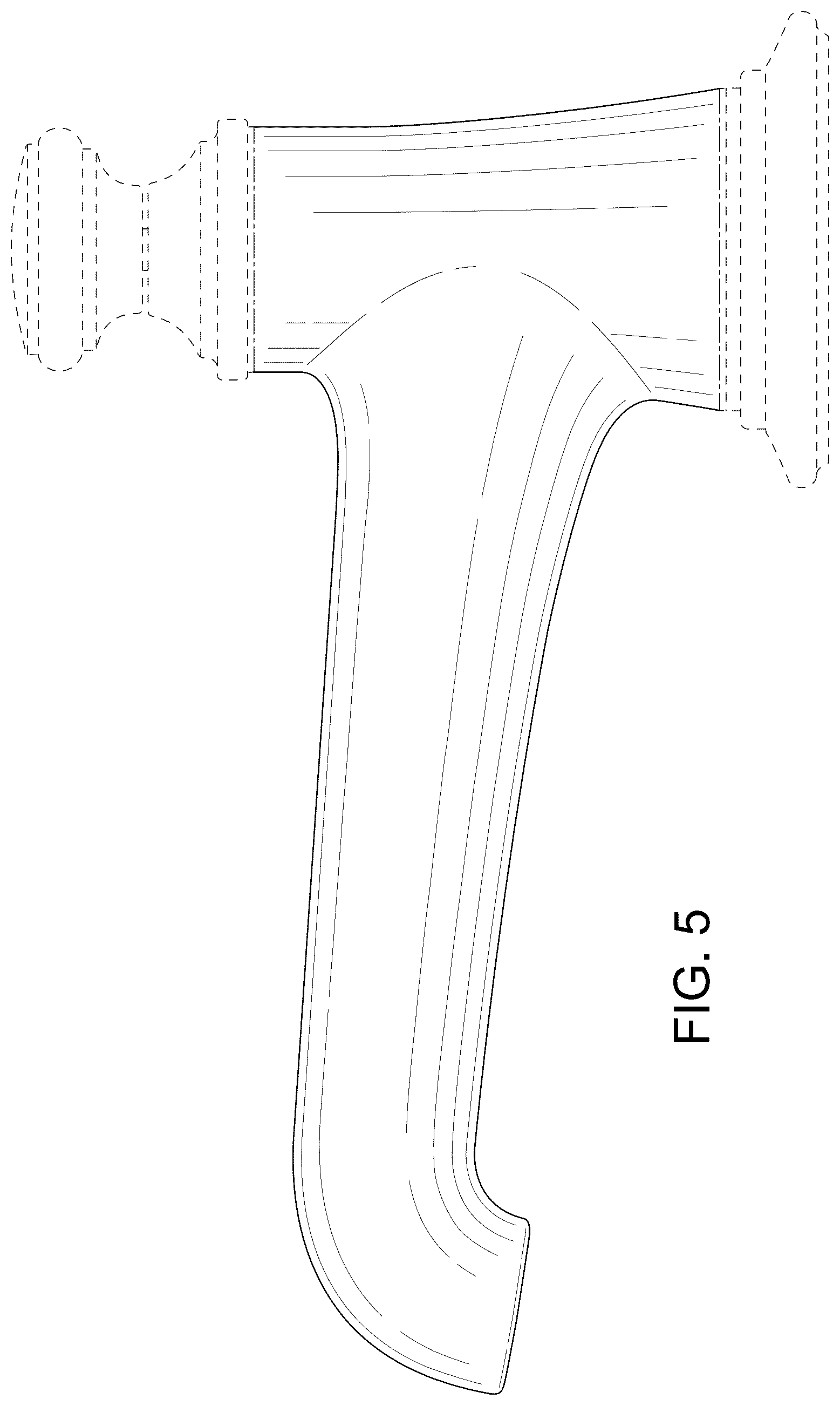 Patent USD1077988 Figure 5 – Faucet spout