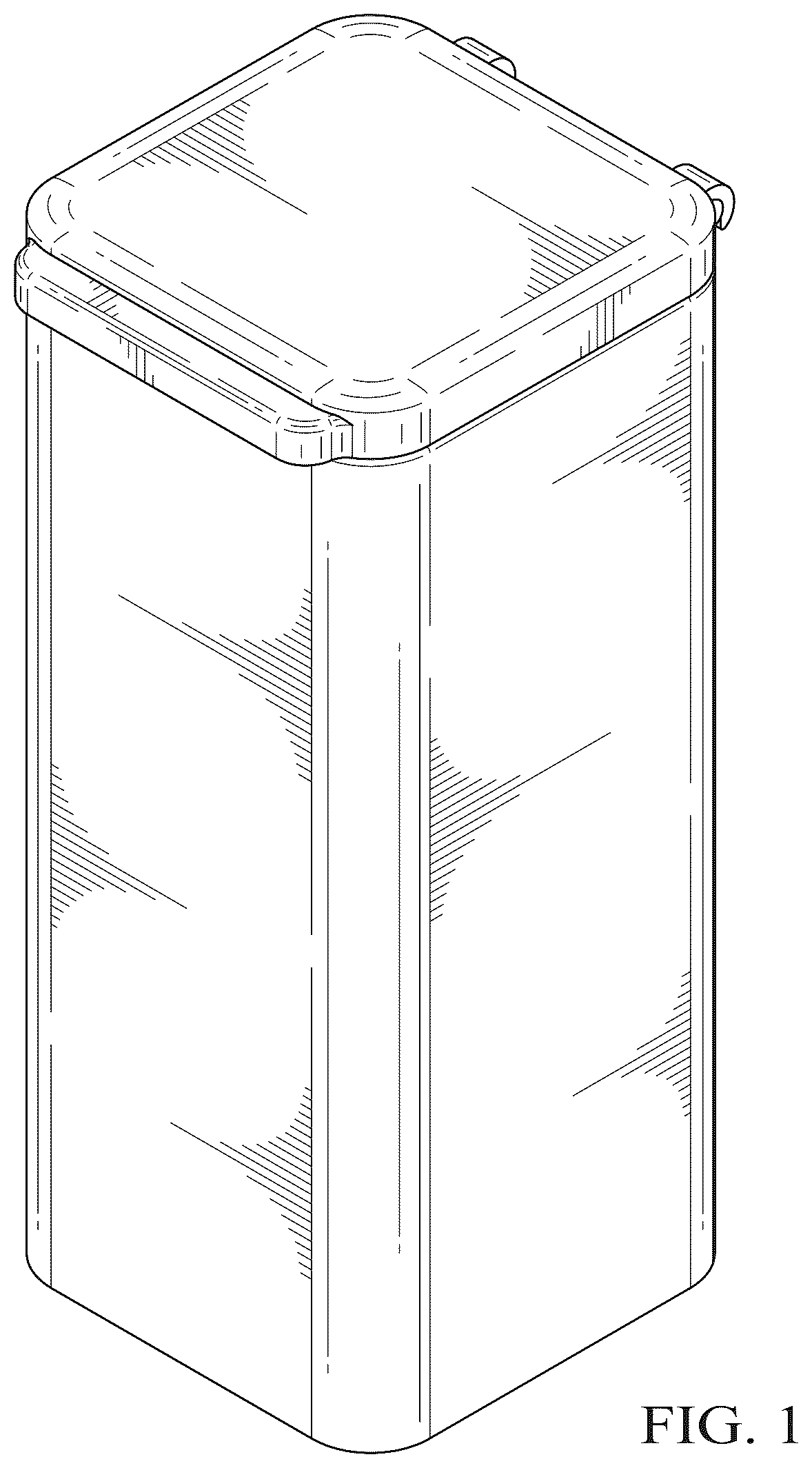 Patent USD1077989 Figure 1 – Holster device