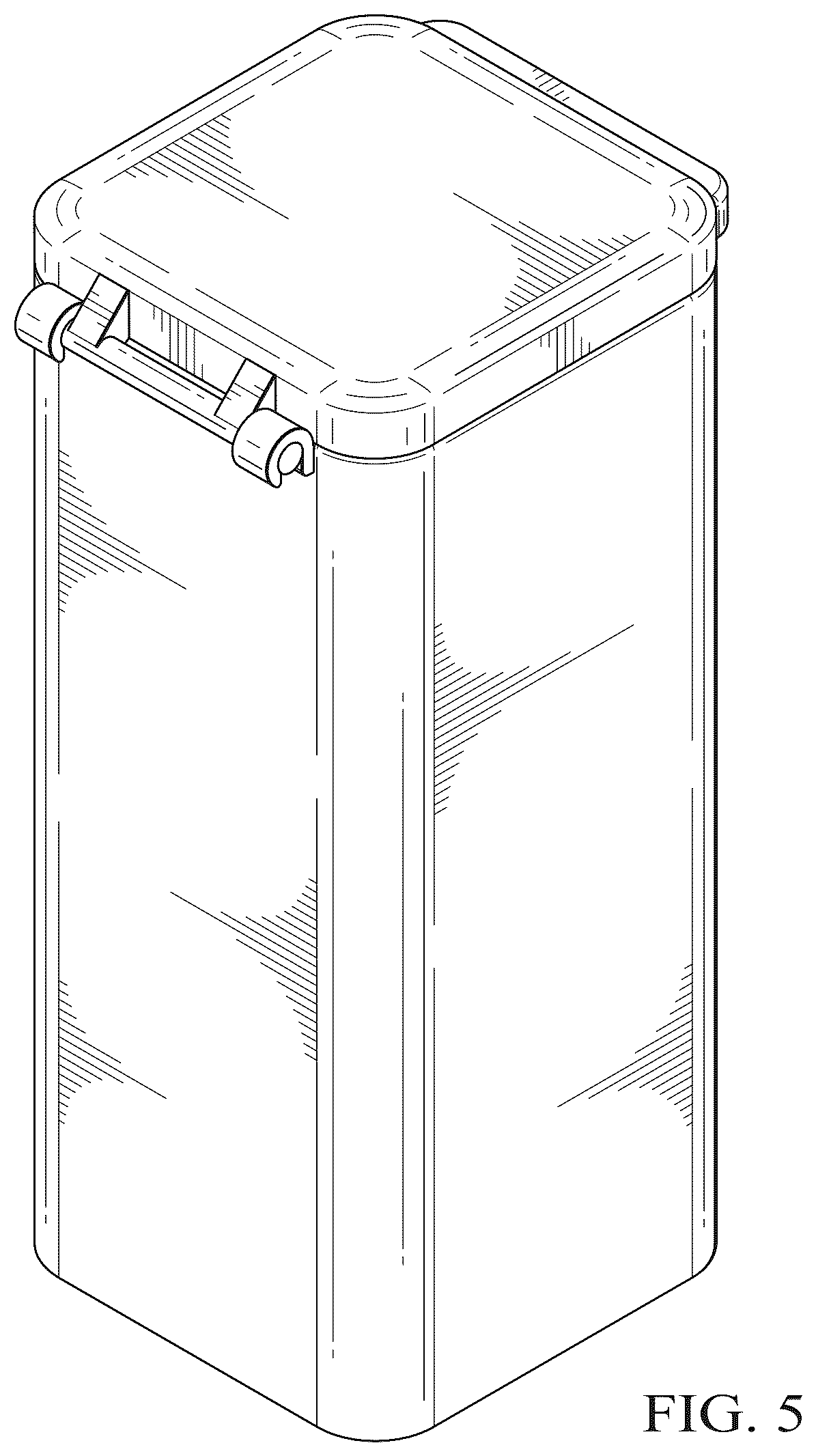Patent USD1077989 Figure 5 – Holster device