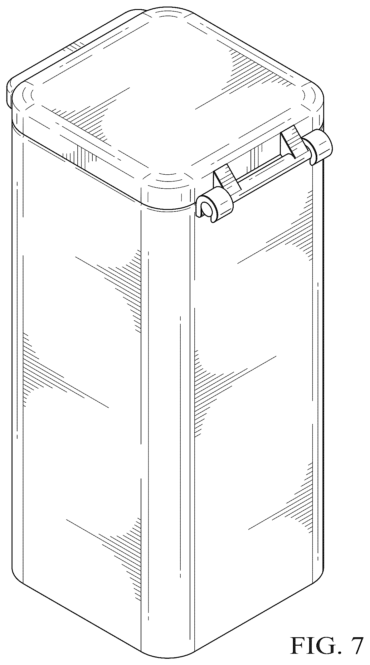 Patent USD1077989 Figure 7 – Holster device