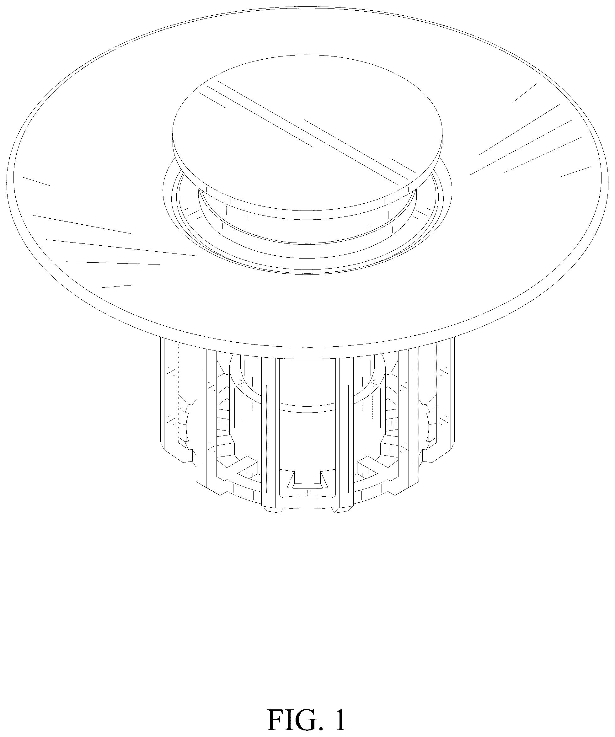 Patent USD1077991 — Bathroom bathtub plug — Figure 1