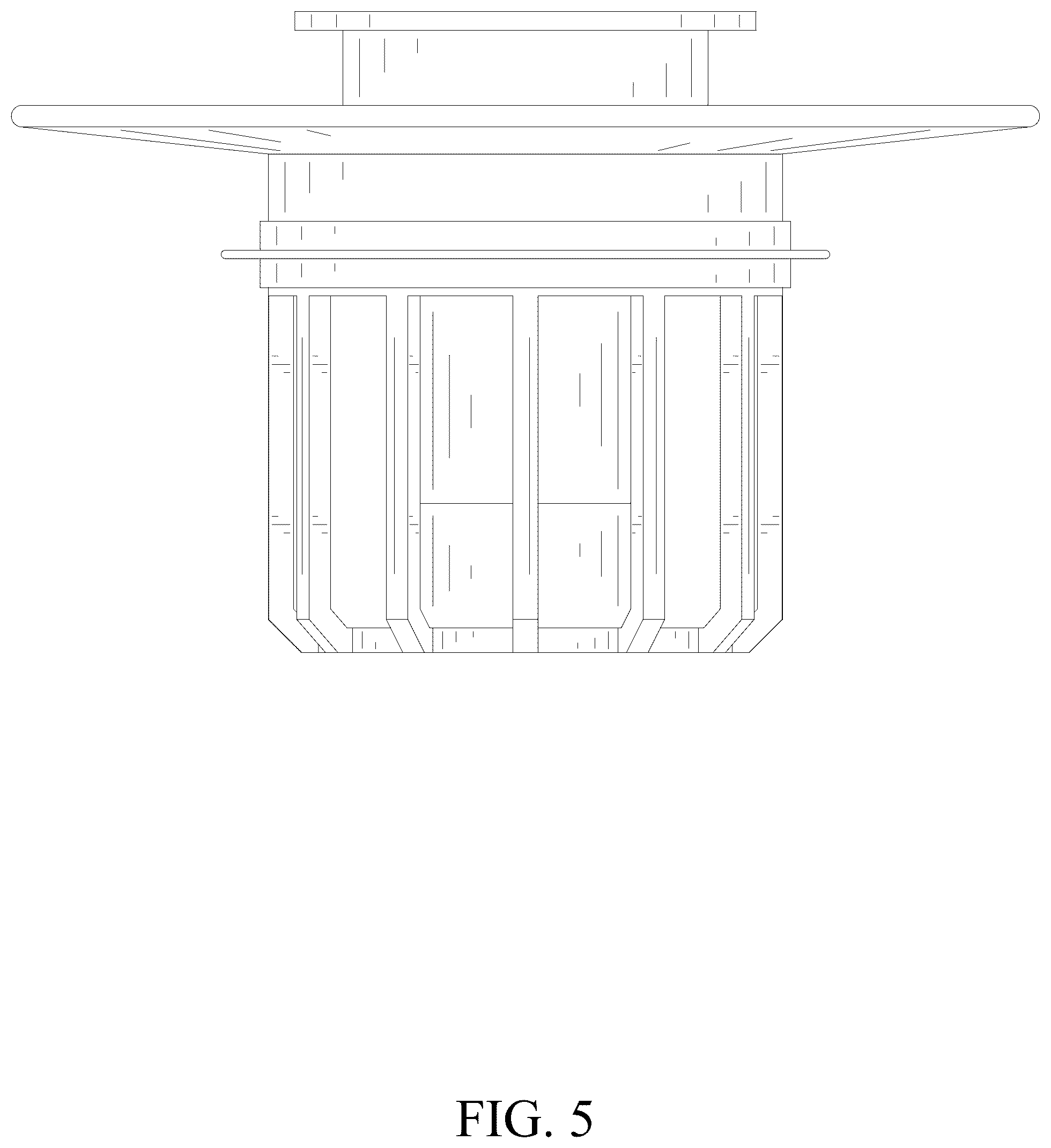 Patent USD1077991 Figure 5 – Bathroom bathtub plug