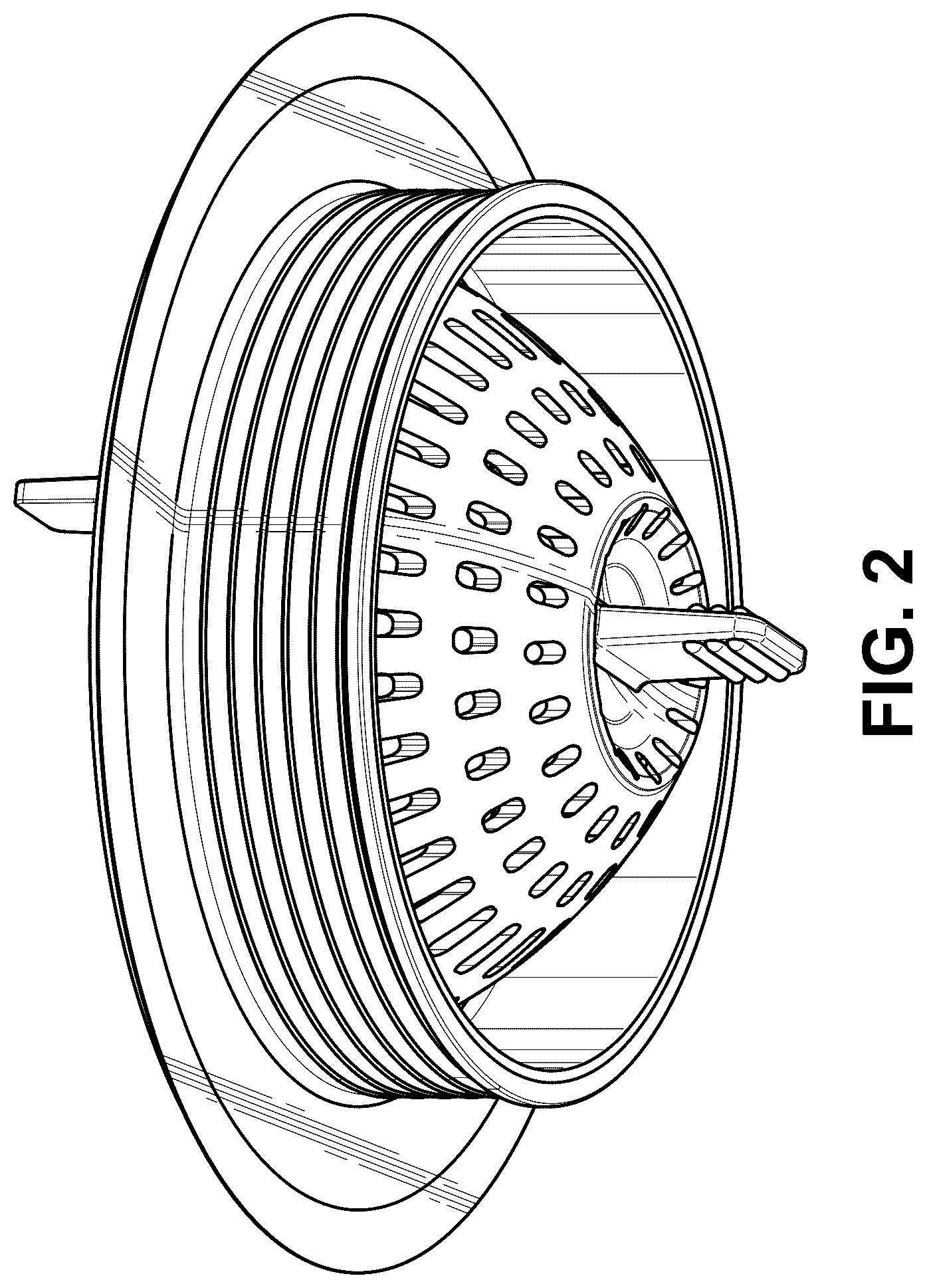 Patent USD1077992 Figure 2 – Drain strainer