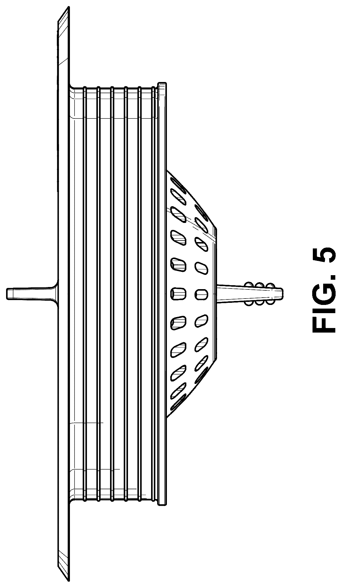 Patent USD1077992 Figure 5 – Drain strainer