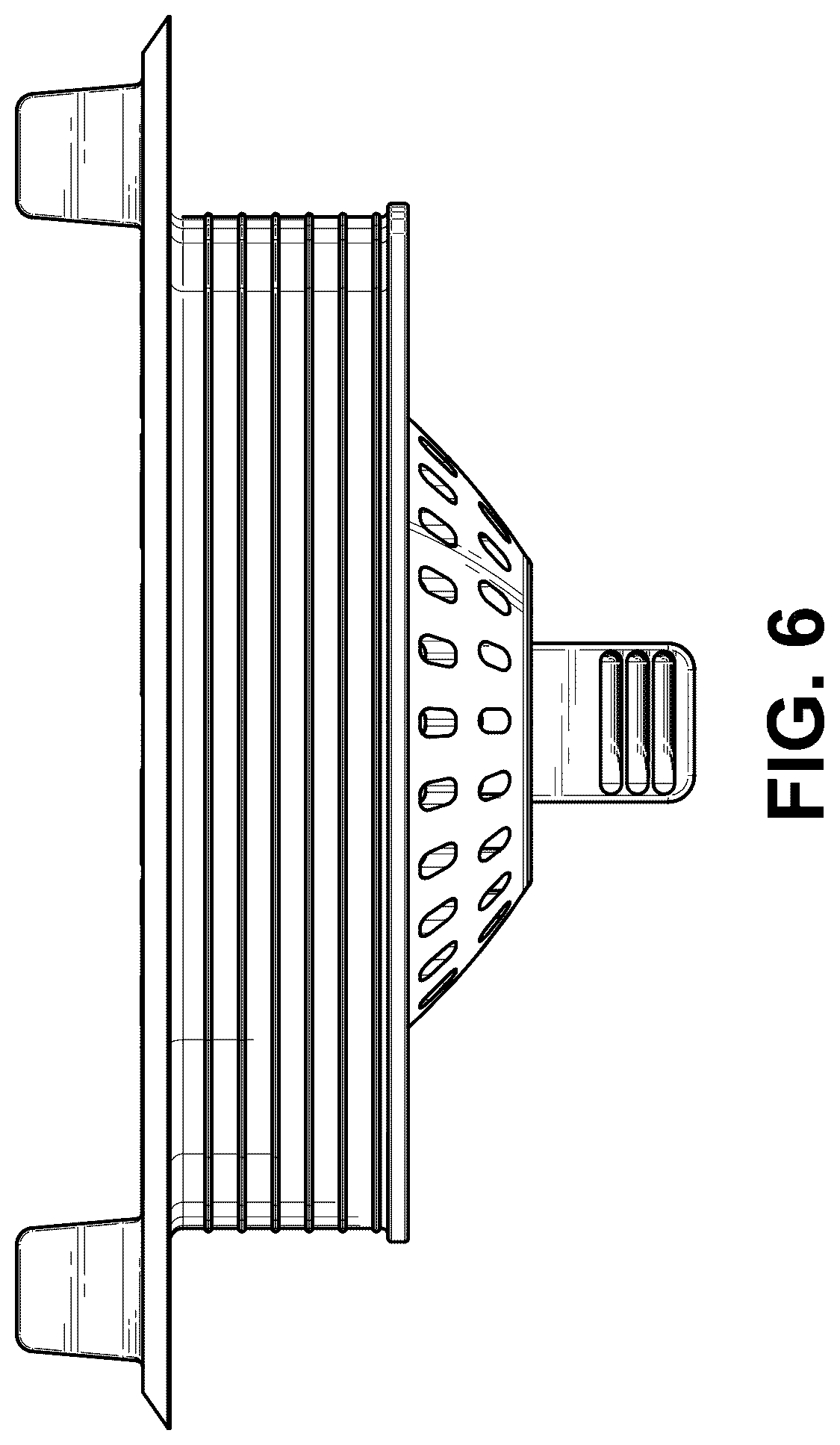 Patent USD1077992 Figure 6 – Drain strainer