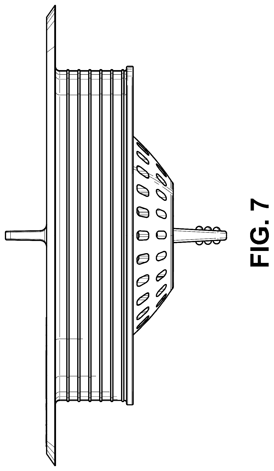 Patent USD1077992 Figure 7 – Drain strainer