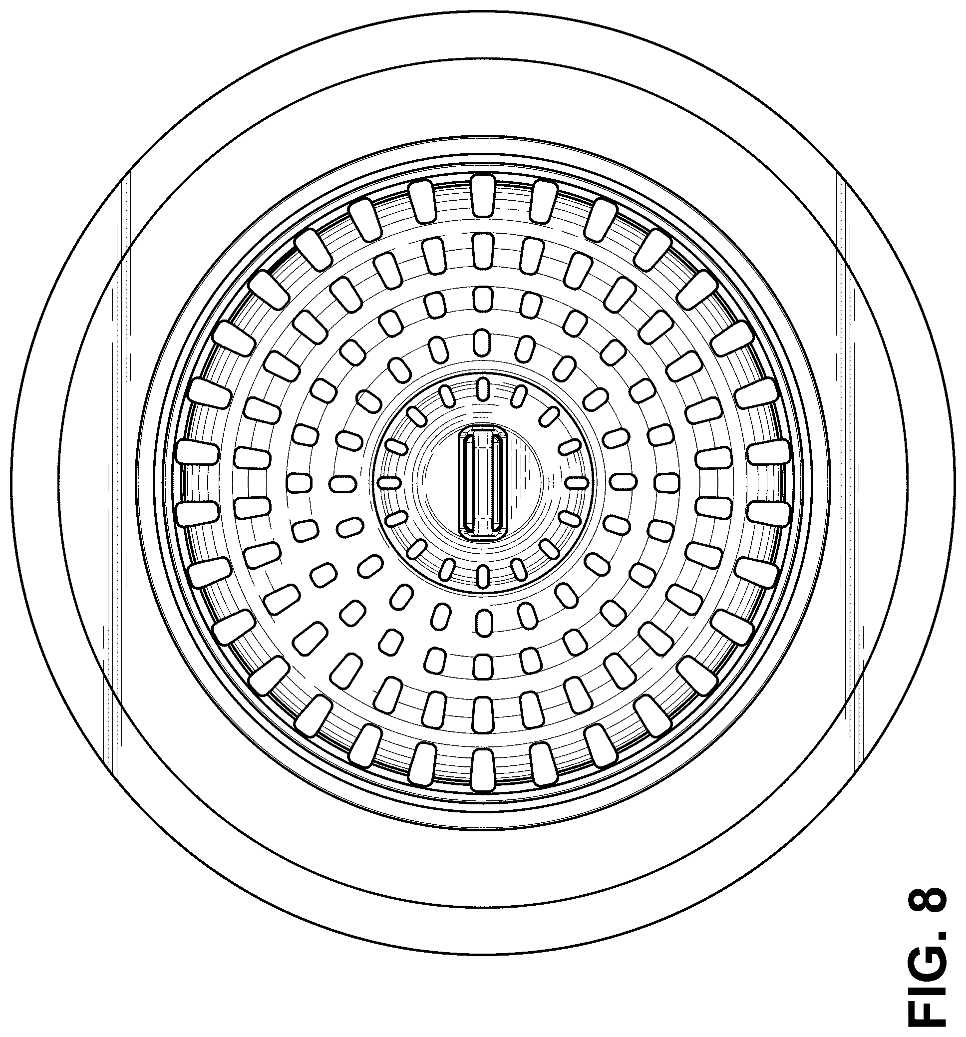 Patent USD1077992 Figure 8 – Drain strainer