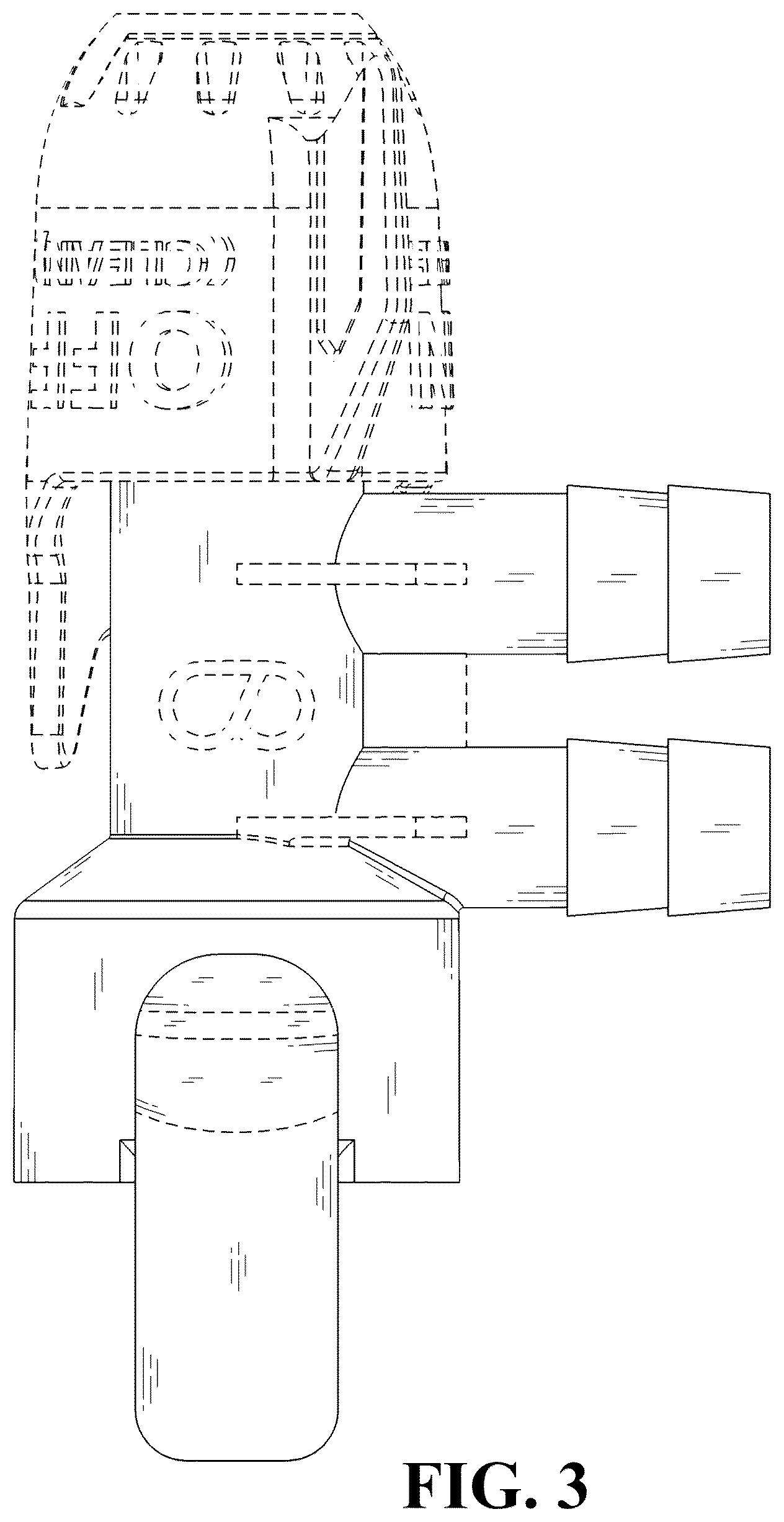 Patent USD1077993 Figure 3 – Dual-mode fluid connector