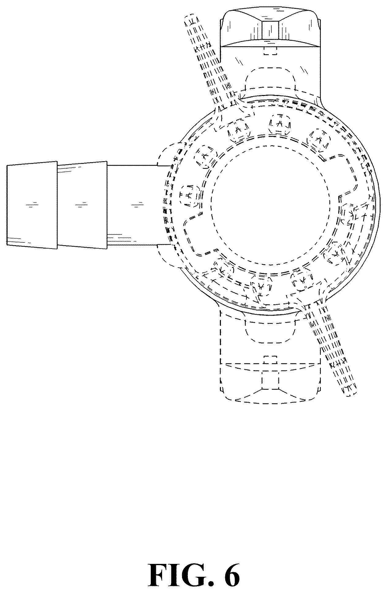 Patent USD1077993 Figure 6 – Dual-mode fluid connector